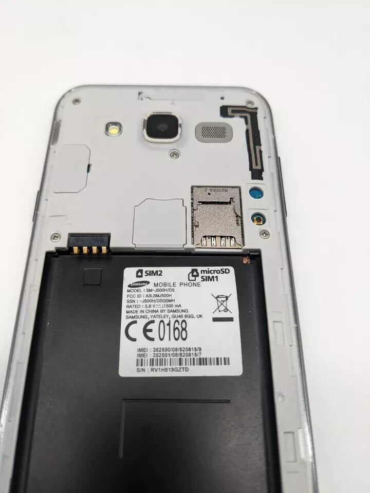 Samsung Galaxy J5 SM-J500H/DS Weiß Smartphone | ÜBERHITZT