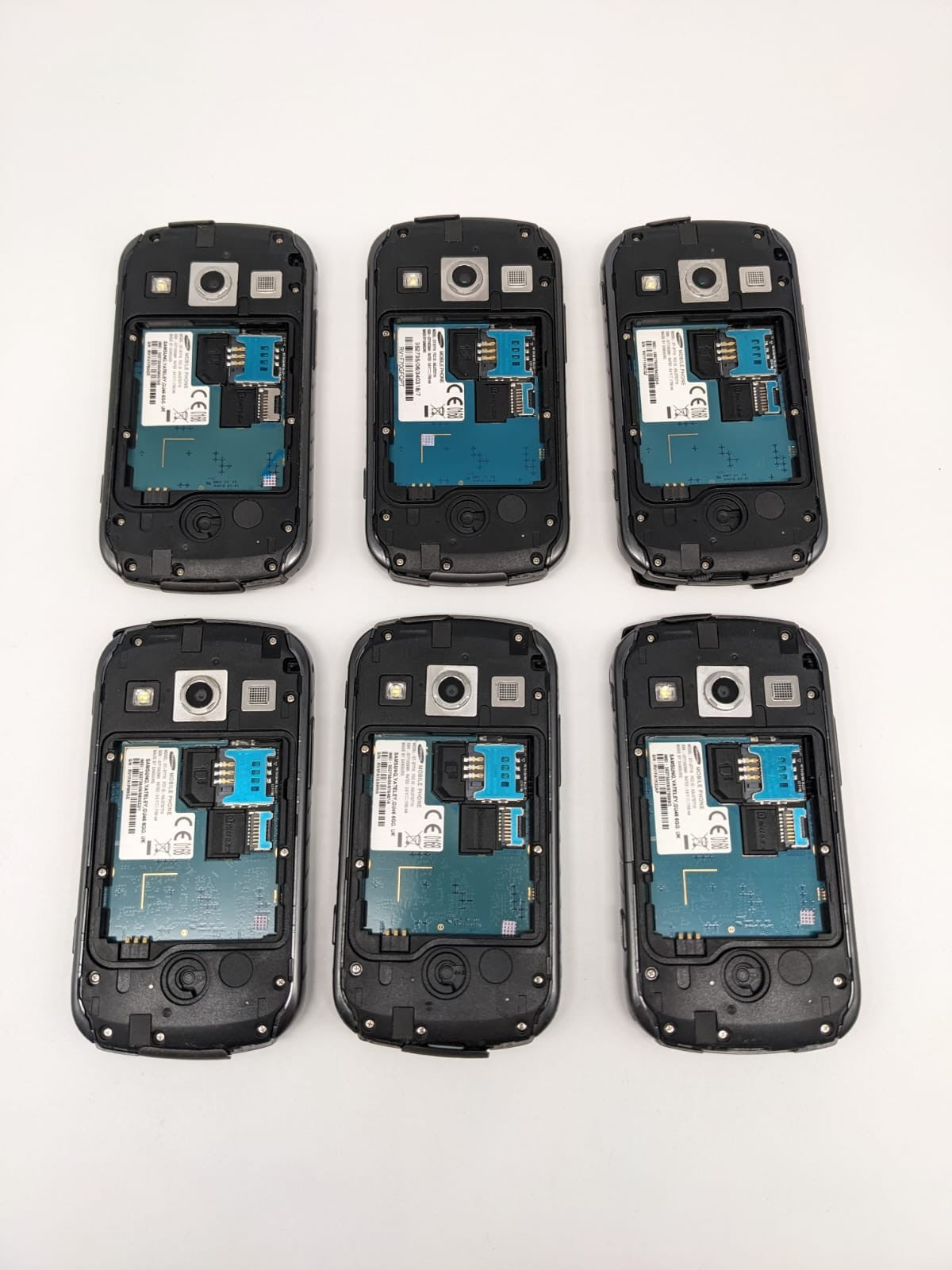 6x Samsung Galaxy Xcover 2 S7710 Konvolut Sammlung Posten | DEFEKT