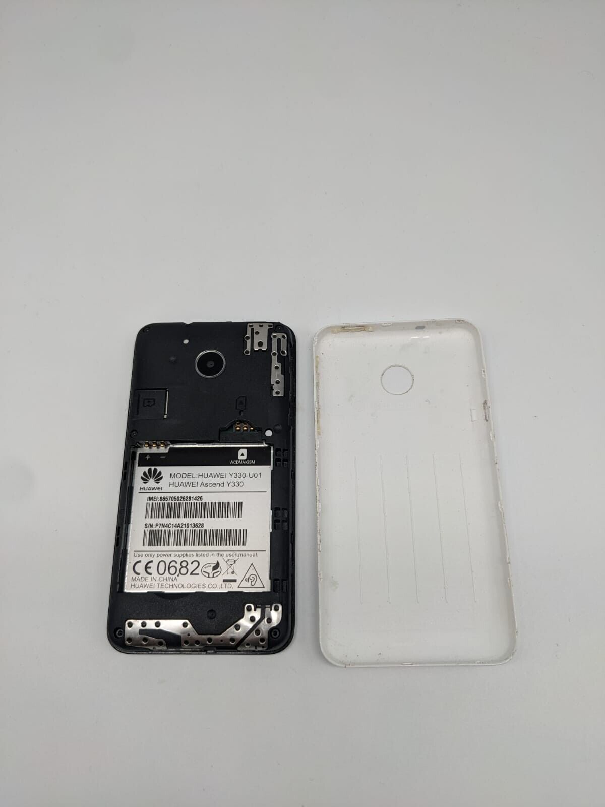 Huawei Ascend Y330 Schwarz Weiß Smartphone | OHNE AKKU | OHNE SIMLOCK