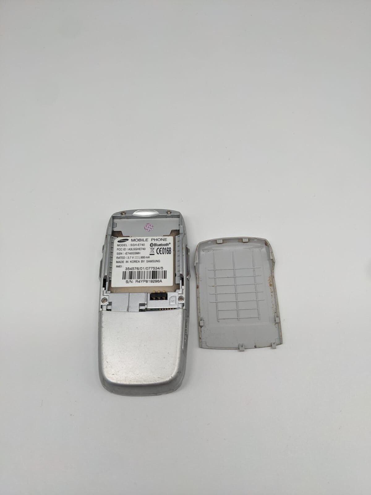 Samsung SGH-E740 Silber Handy Retro Vintage | OHNE SIMLOCK