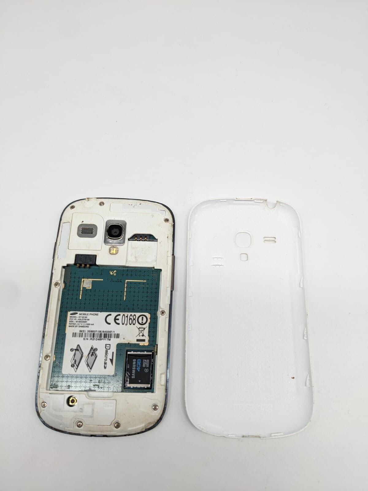 Samsung Galaxy S 3 Mini Weiß GT-I8190 | OHNE AKKU | OHNE SIMLOCK