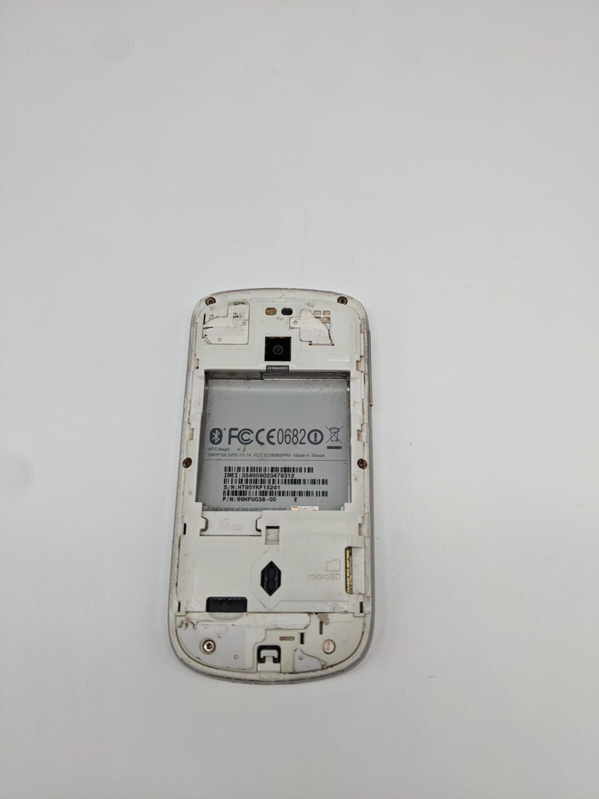 HTC Magic Weiß Smartphone Android | OHNE AKKU | FUNKTIONIERT