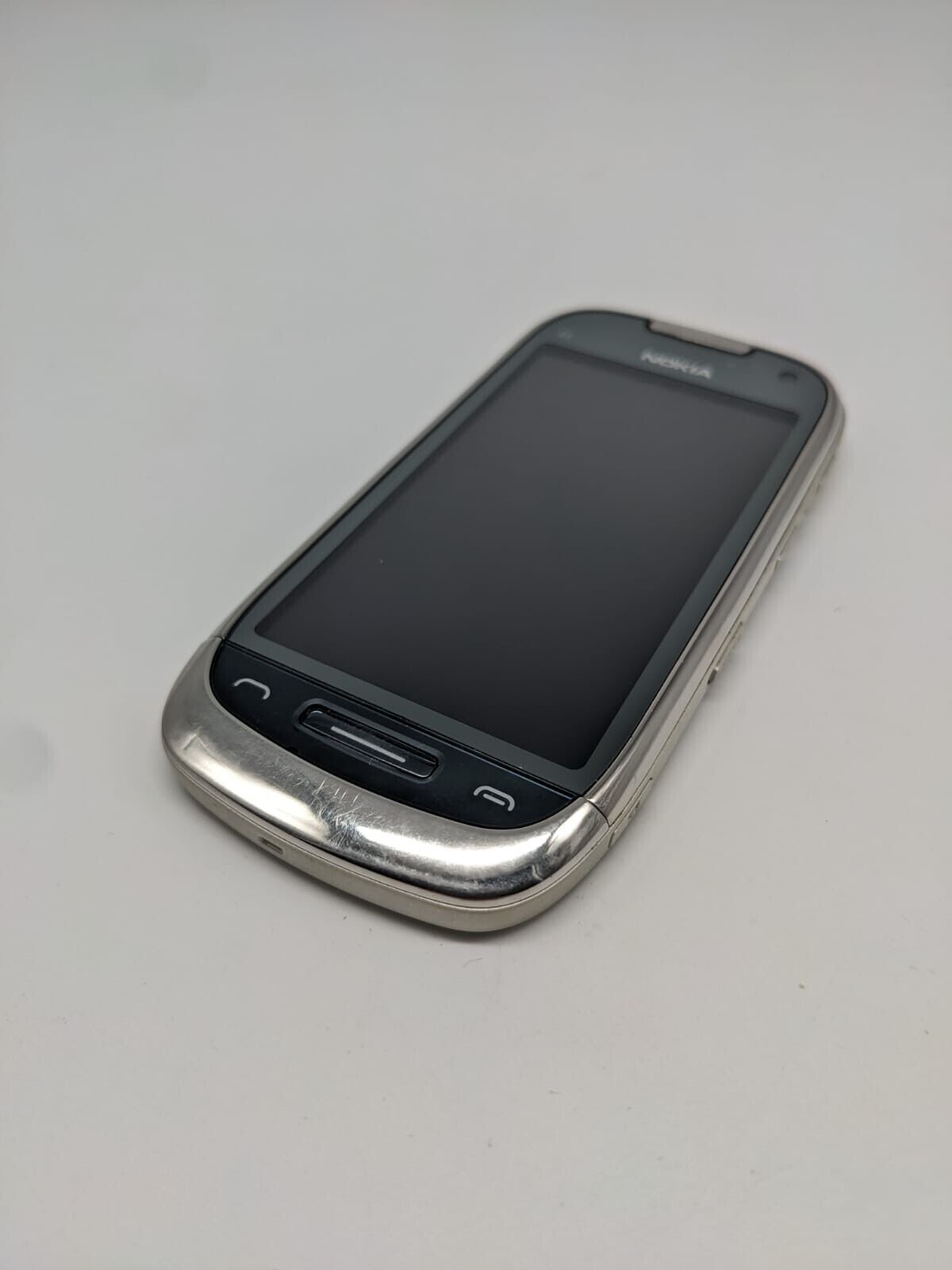 Nokia C7-00 RM-675 8GB Silber | Funktioniert | MIKROFON DEFEKT