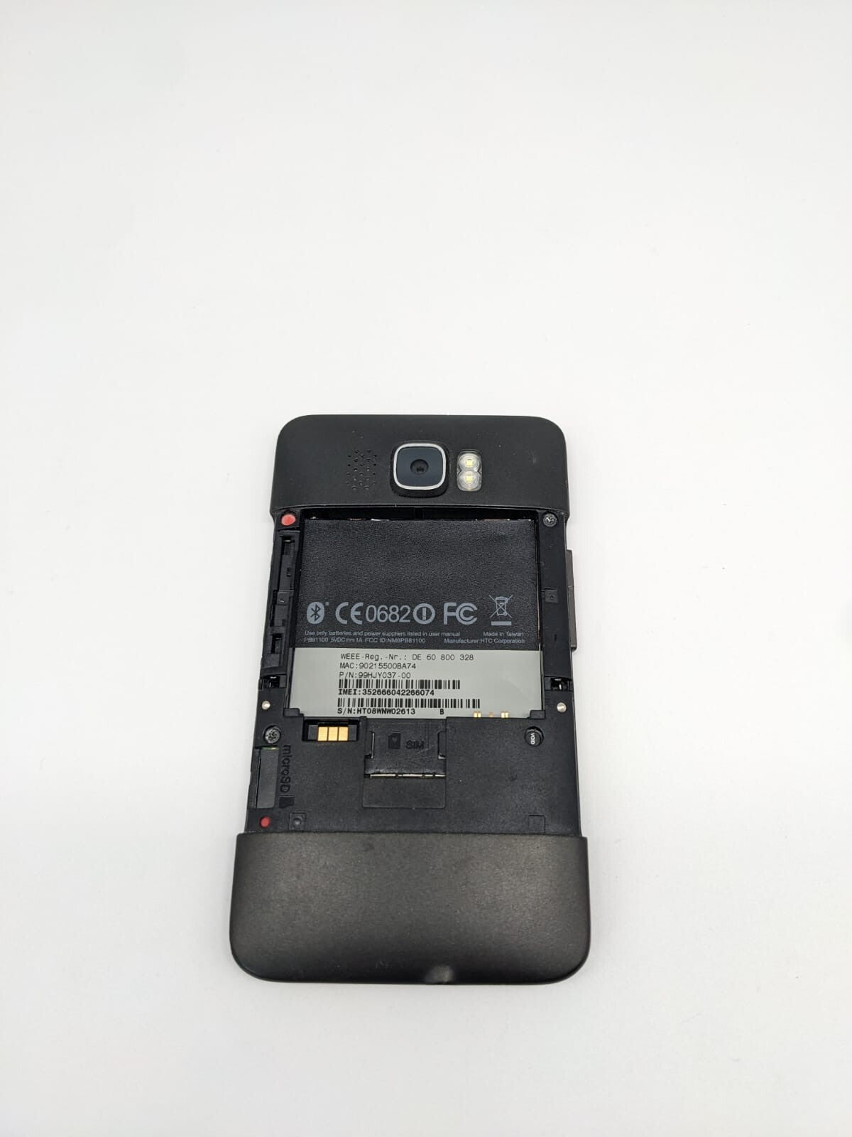 HTC HD2 Schwarz Smartphone Teilespender Bastler Ersatzteile | UNGETESTET