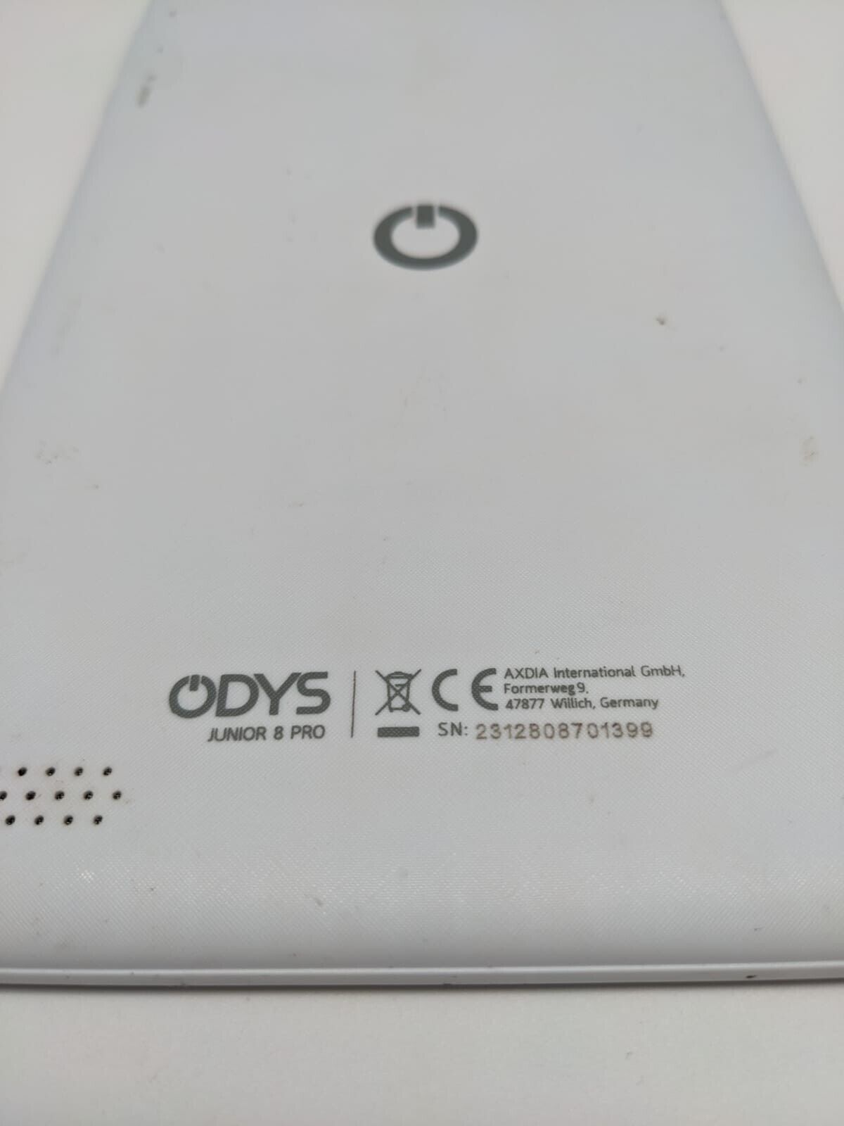ODYS Junior 8 PRO 8 Zoll Tablet Weiß | DISPLAYKRATZER