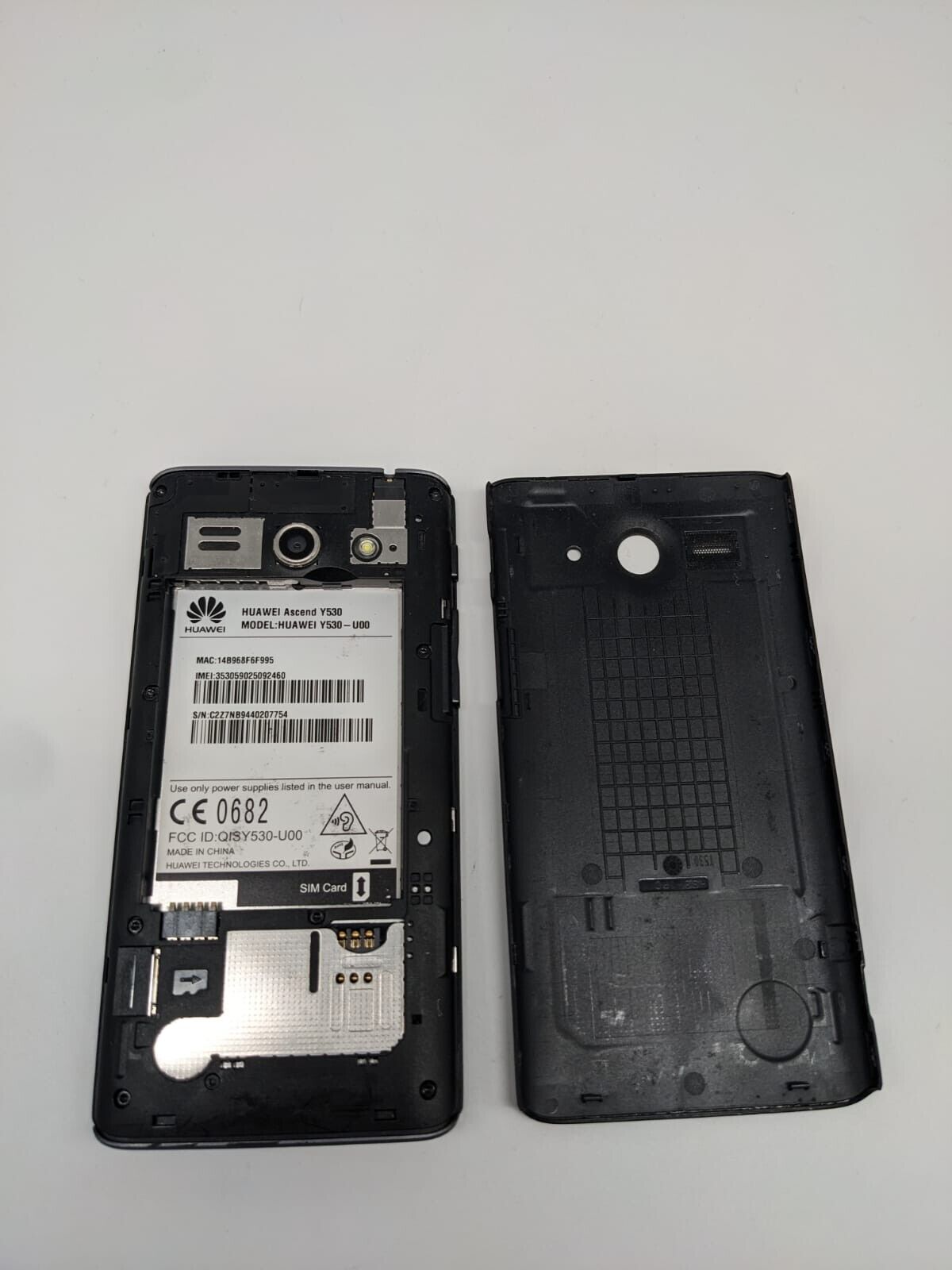 Huawei Ascend Y530 Schwarz | OHNE AKKU | UNGETESTET