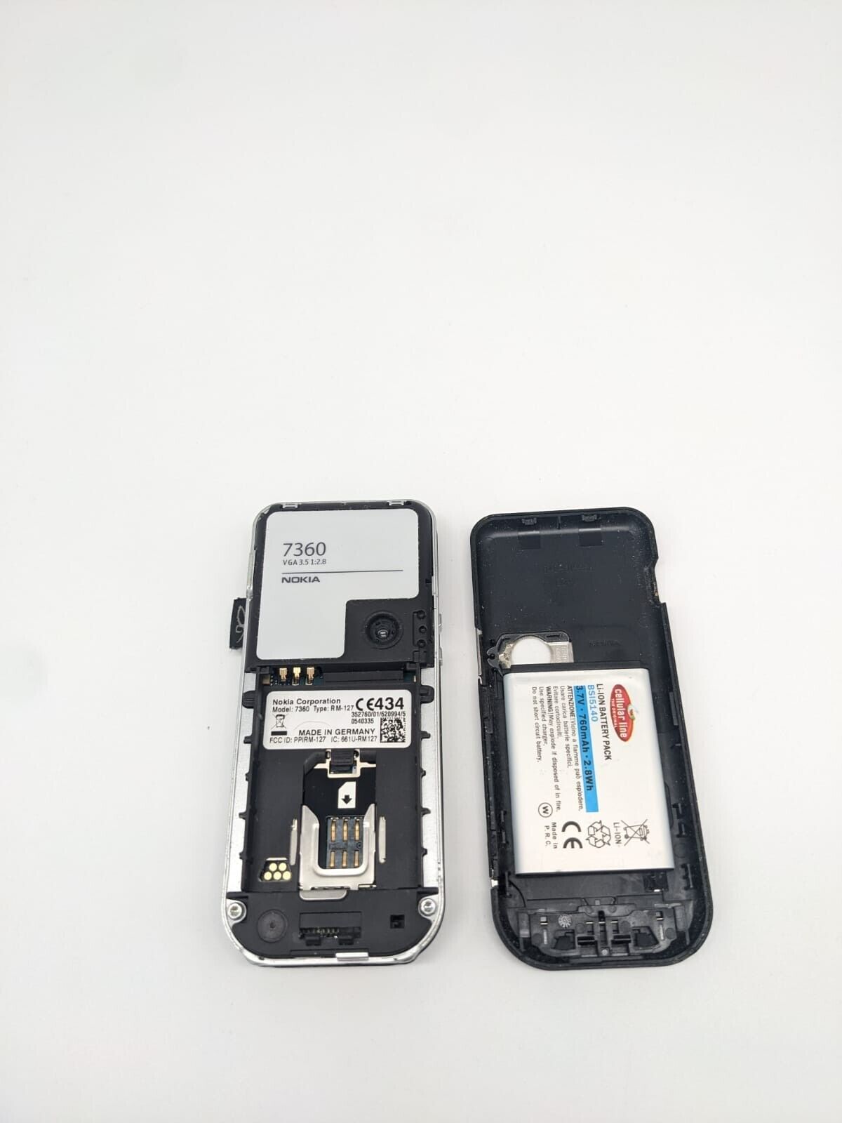 Nokia 7360 Schwarz Handy Retro Vintage | OHNE SIMLOCK