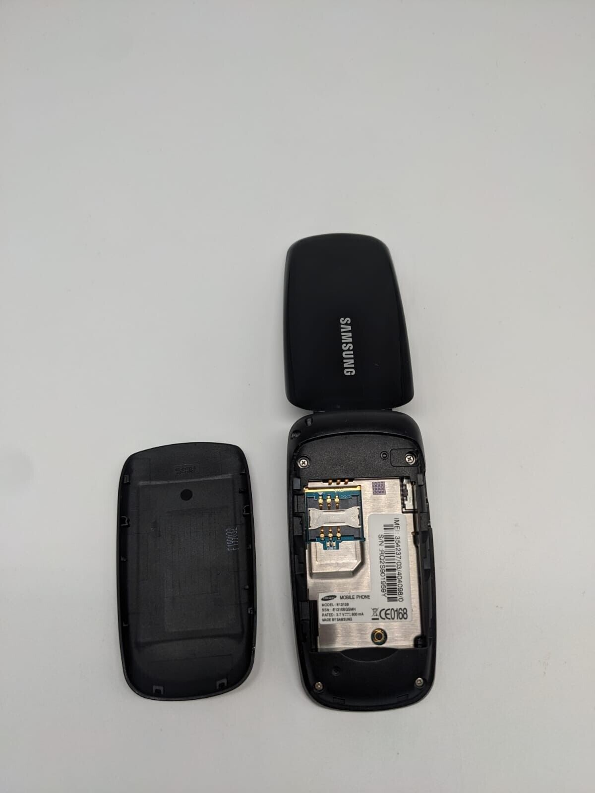 SAMSUNG E1310B Schwarz Klapphandy | OHNE AKKU | OHNE SIMLOCK | FUNKTIONIERT
