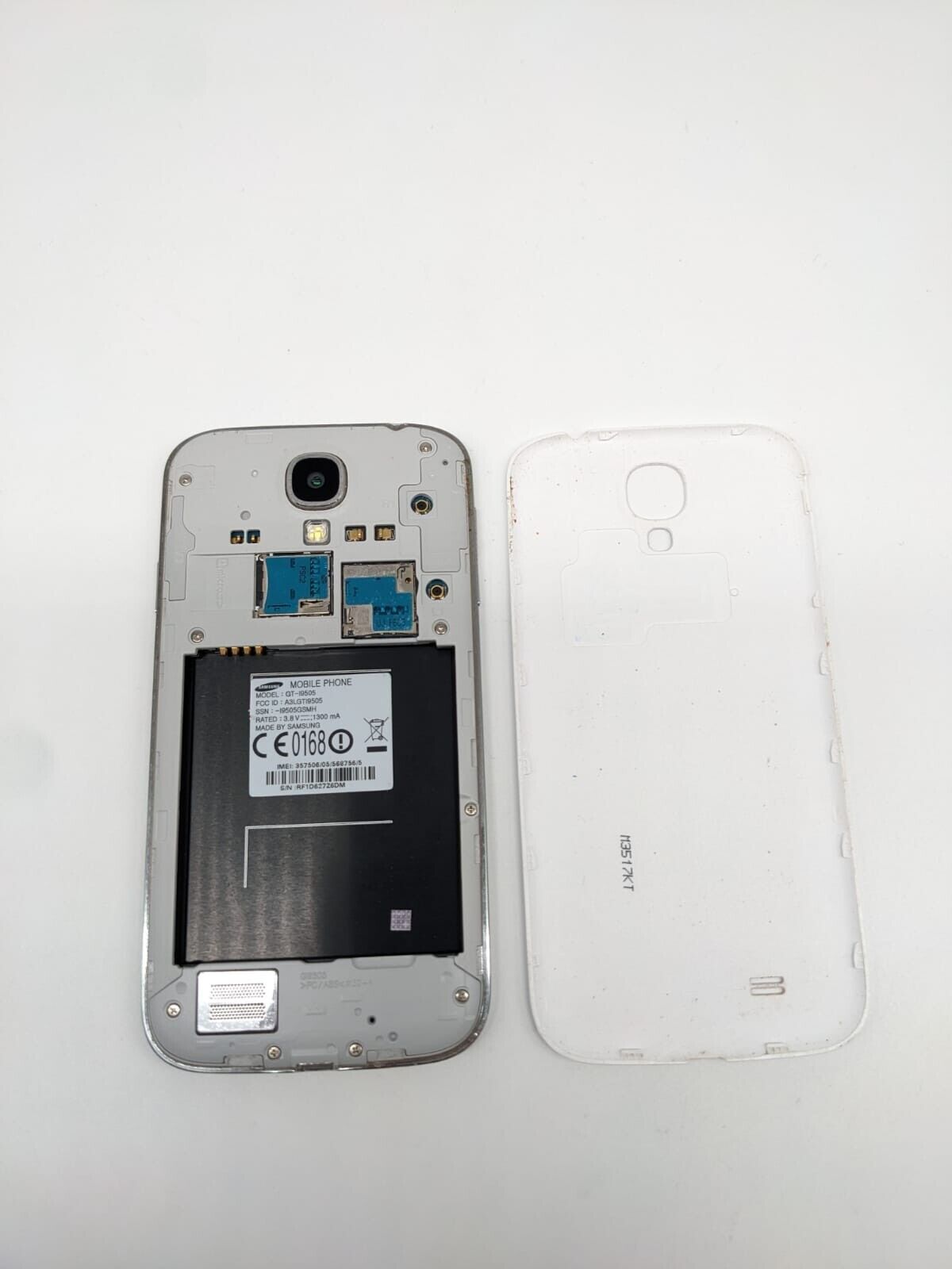 Samsung Galaxy S4 GT-I9505 Weiß | OHNE AKKU | DISPLAYDEFEKT