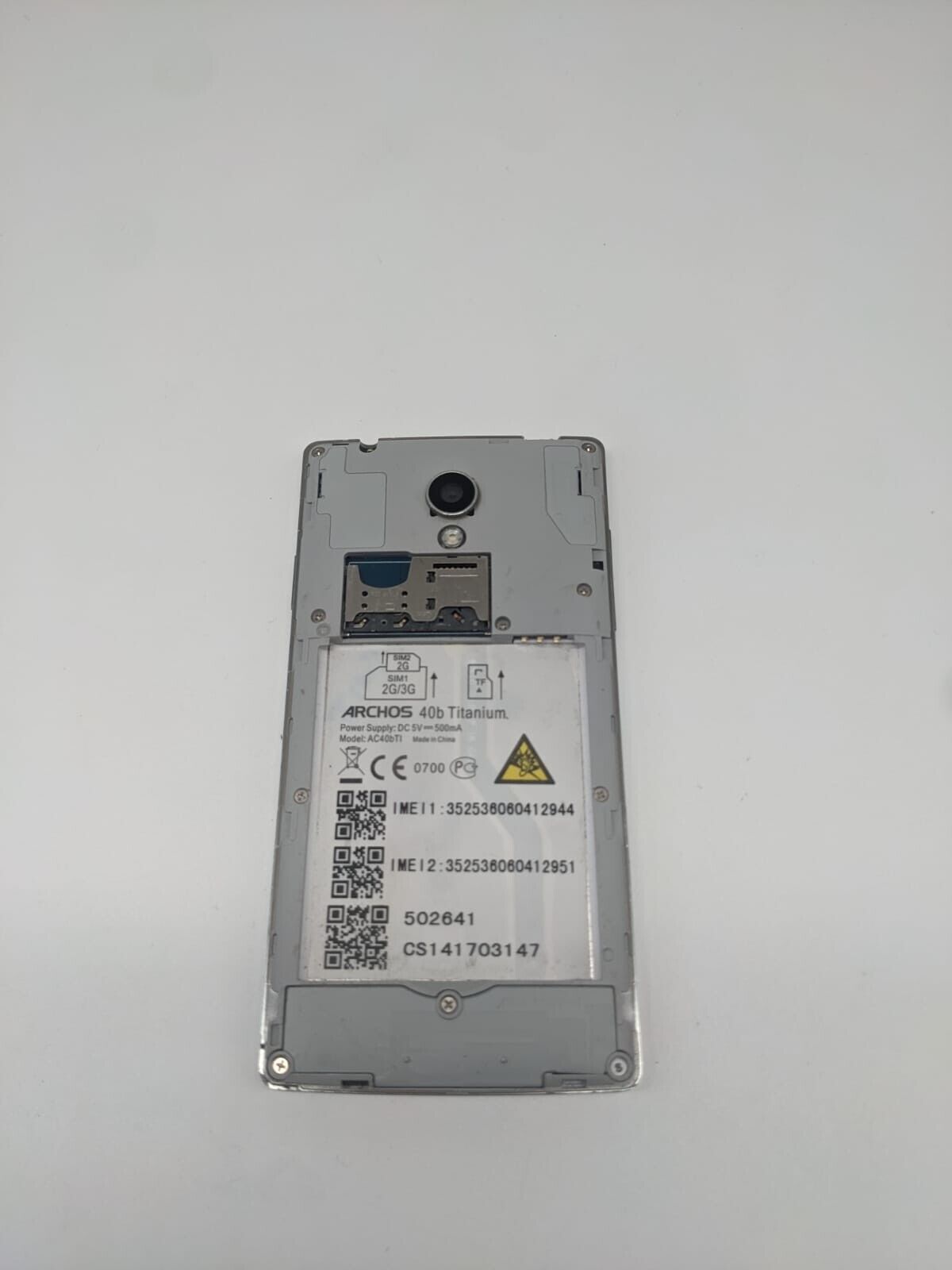 Archos 40b Titanium Weiß Smartphone | LADEANSCHLUSS DEFEKT | FUNKTIONIERT