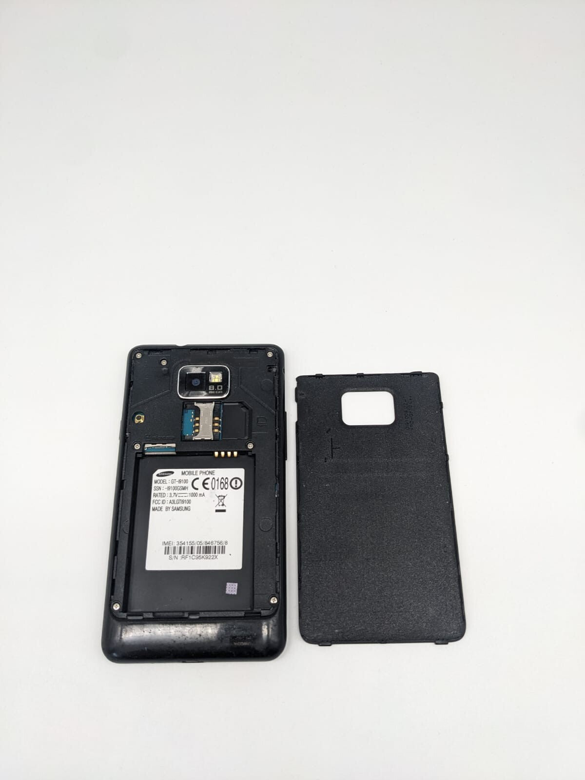 Samsung Galaxy S2 SII GT-I9100 Schwarz | OHNE AKKU | OHNE SIMLOCK
