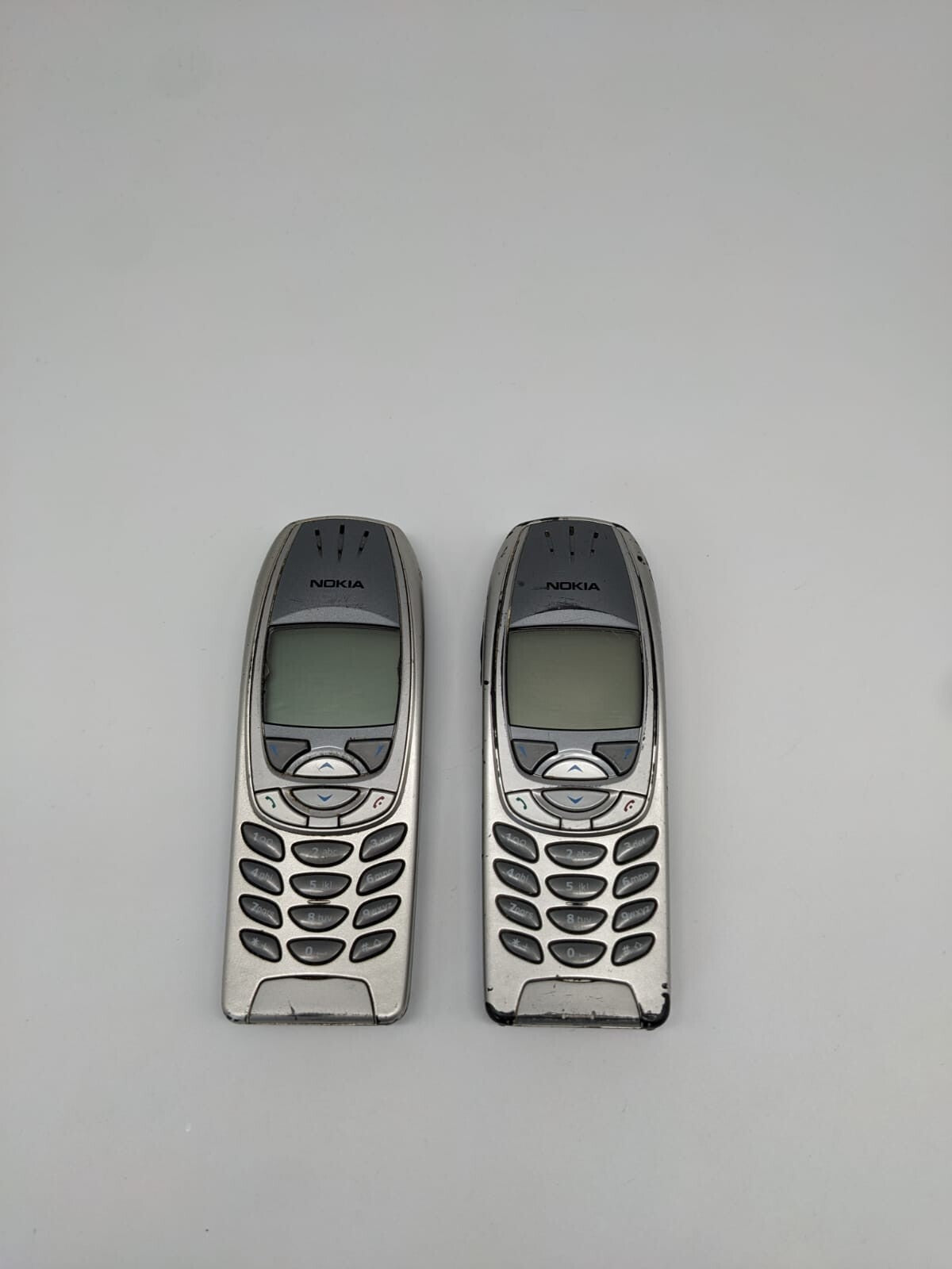 2x Nokia 6310i Silber Handy Teilespender Ersatzteile