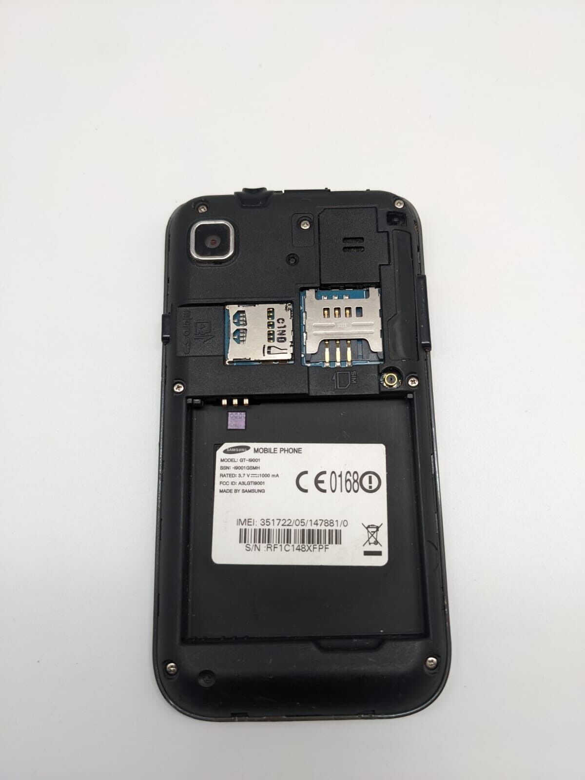 GALAXY S Plus GT-I9001 in Schwarz T-Mobile BOOTLOOP S0078