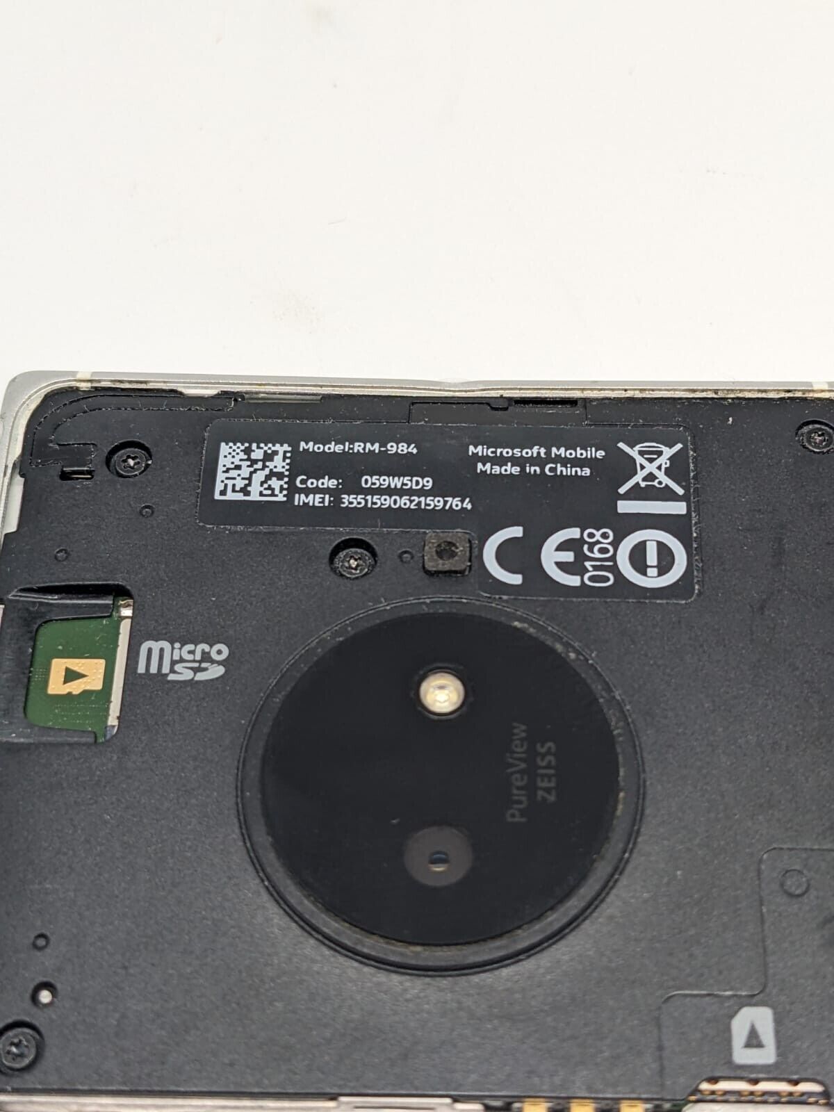 Nokia Lumia 830 Silber RM-830 Smartphone | OHNE AKKU | UNGETESTET