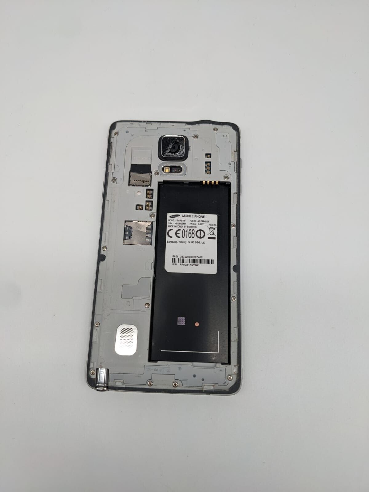 Samsung Galaxy Note 4 SM-N910F Schwarz | OHNE AKKU | DISPLAYRISSE