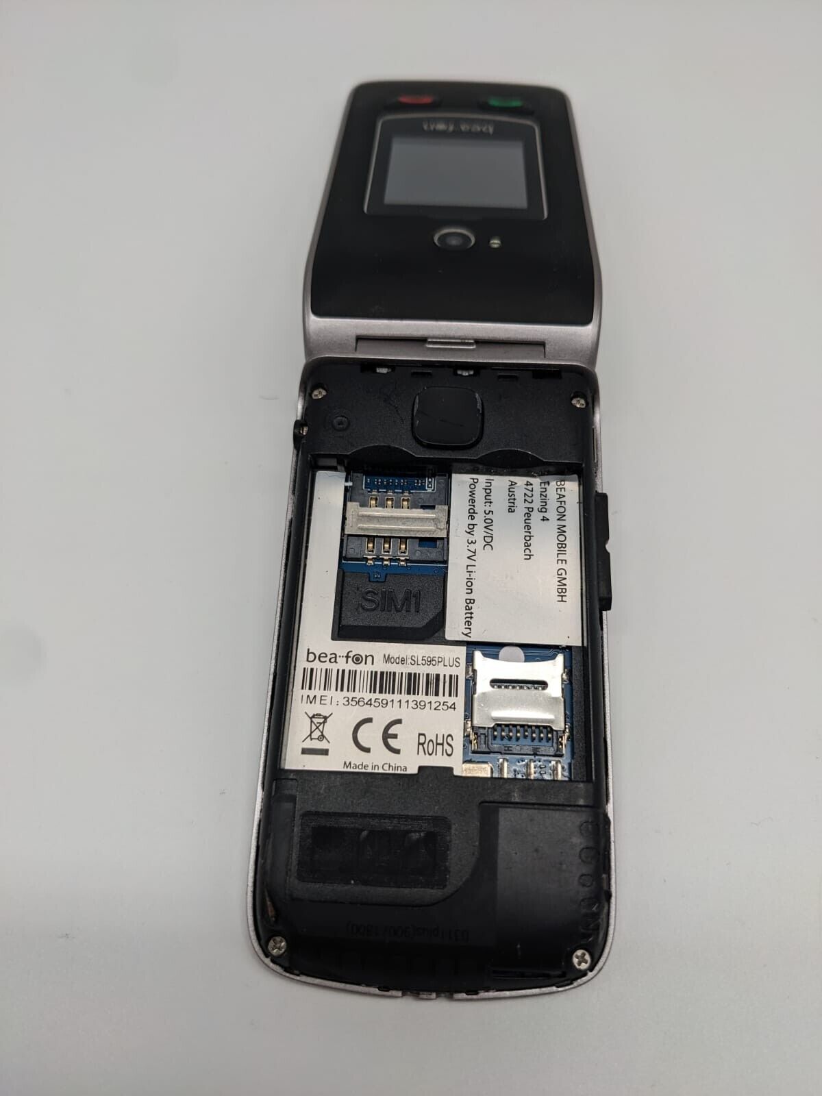 Bea-Fon SL595 Plus Schwarz | OHNE AKKU | TOP DISPLAY | UNGETESTET