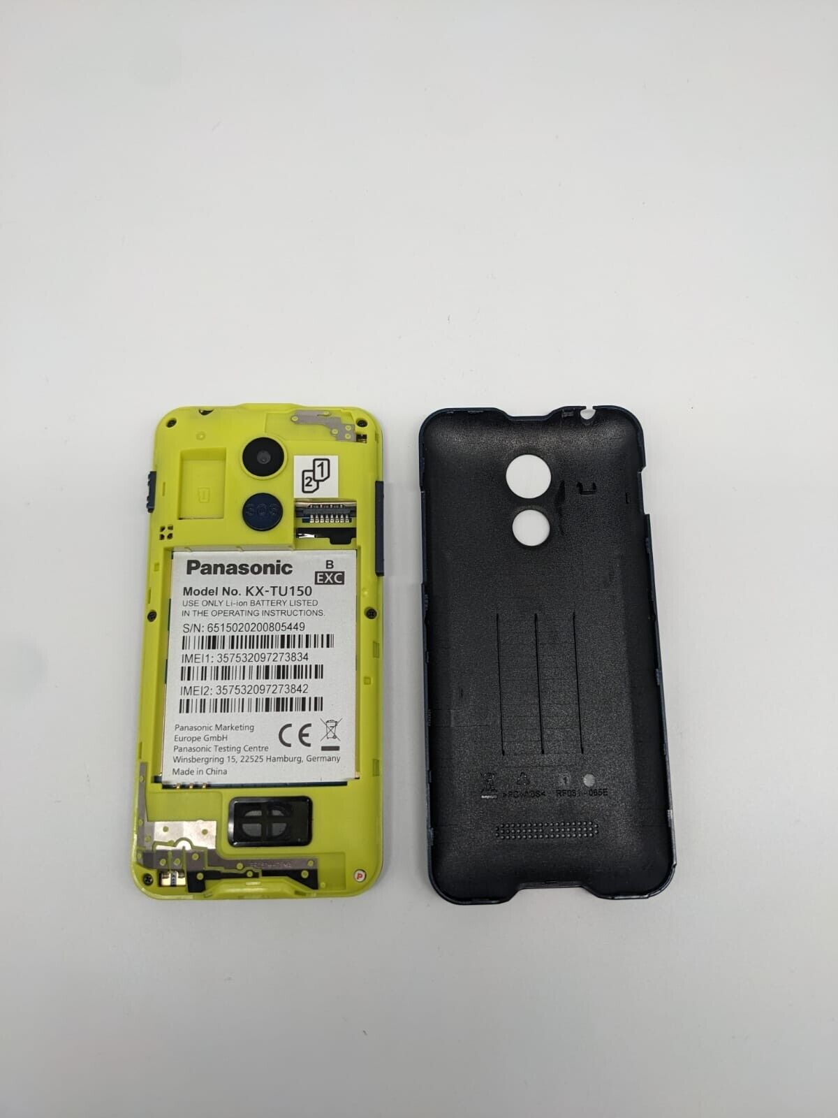 Panasonic KX-TU150 Dual Sim Blau | OHNE AKKU | TOP DISPLAY | OHNE SIMLOCK