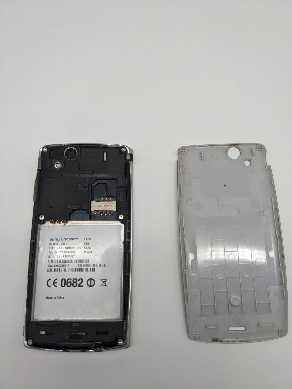 Sony Ericsson Xperia Arc S Lt18i Silber Smartphone UNGETESTET S0063
