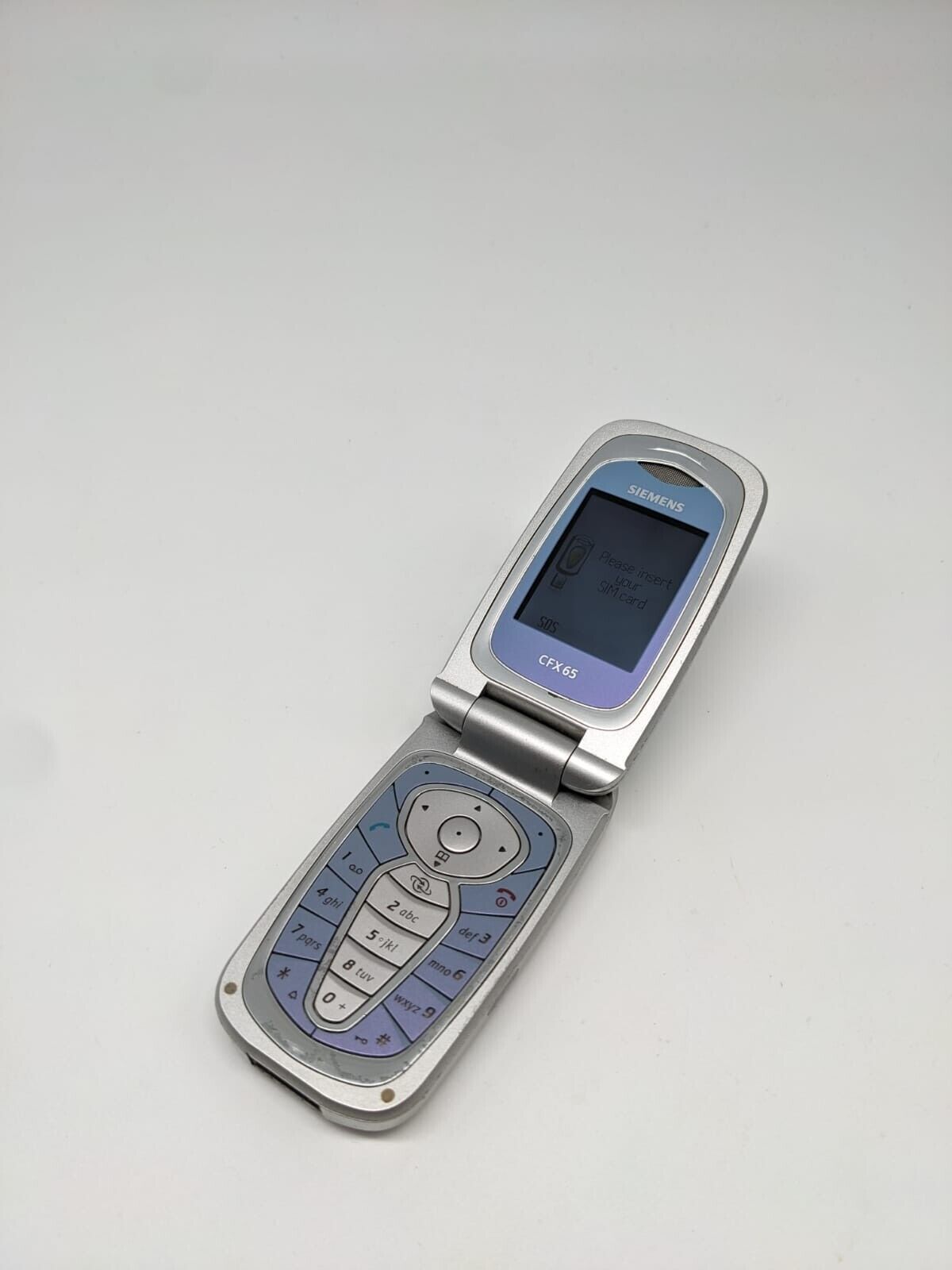 Siemens CFX65 Blau Klapphandy Retro Vintage | VOLL FUNKTIONSFÄHIG
