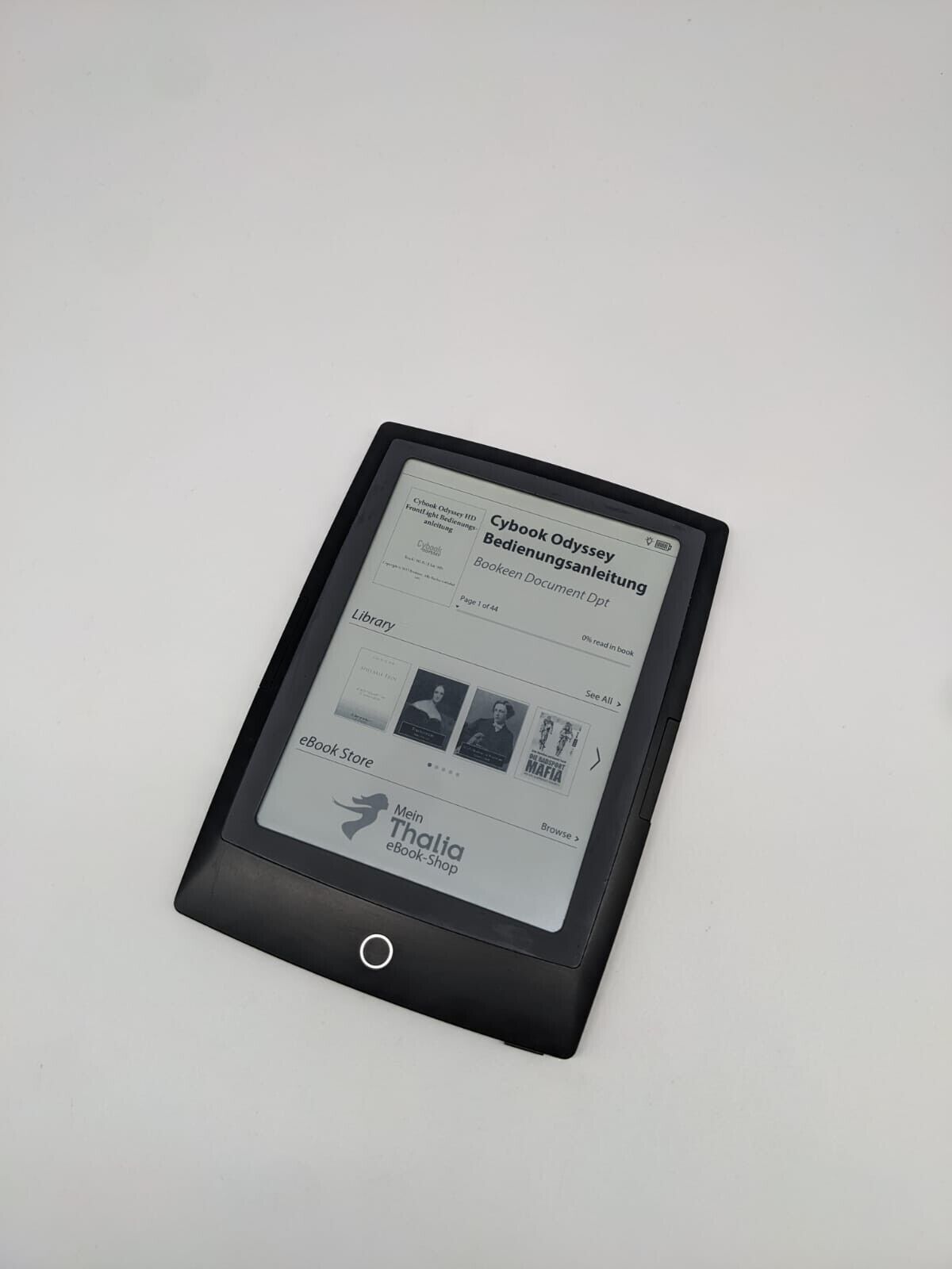 Bookeen Cybook Odyssey HD Frontlight E-Book Reader Schwarz