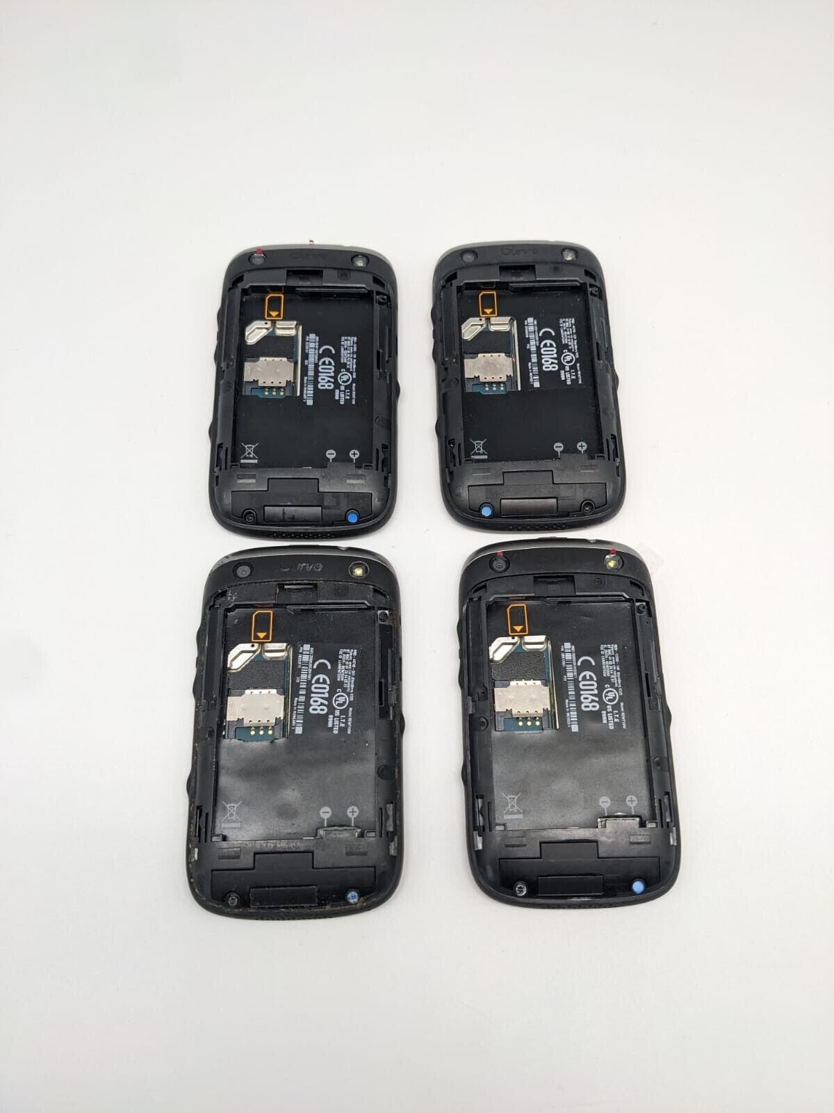 4x Blackberry Curve 9320 QWERTY Schwarz | OHNE AKKU | UNGETESTET
