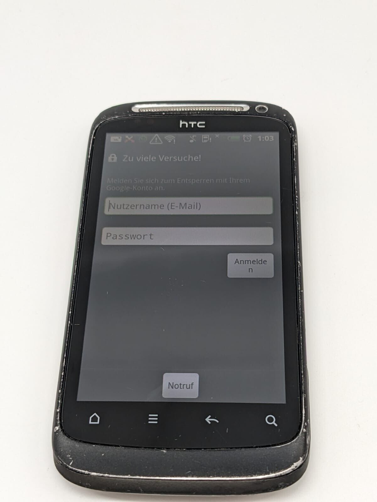 HTC Desire S PG88100 Schwarz Smartphone | GESPERRT