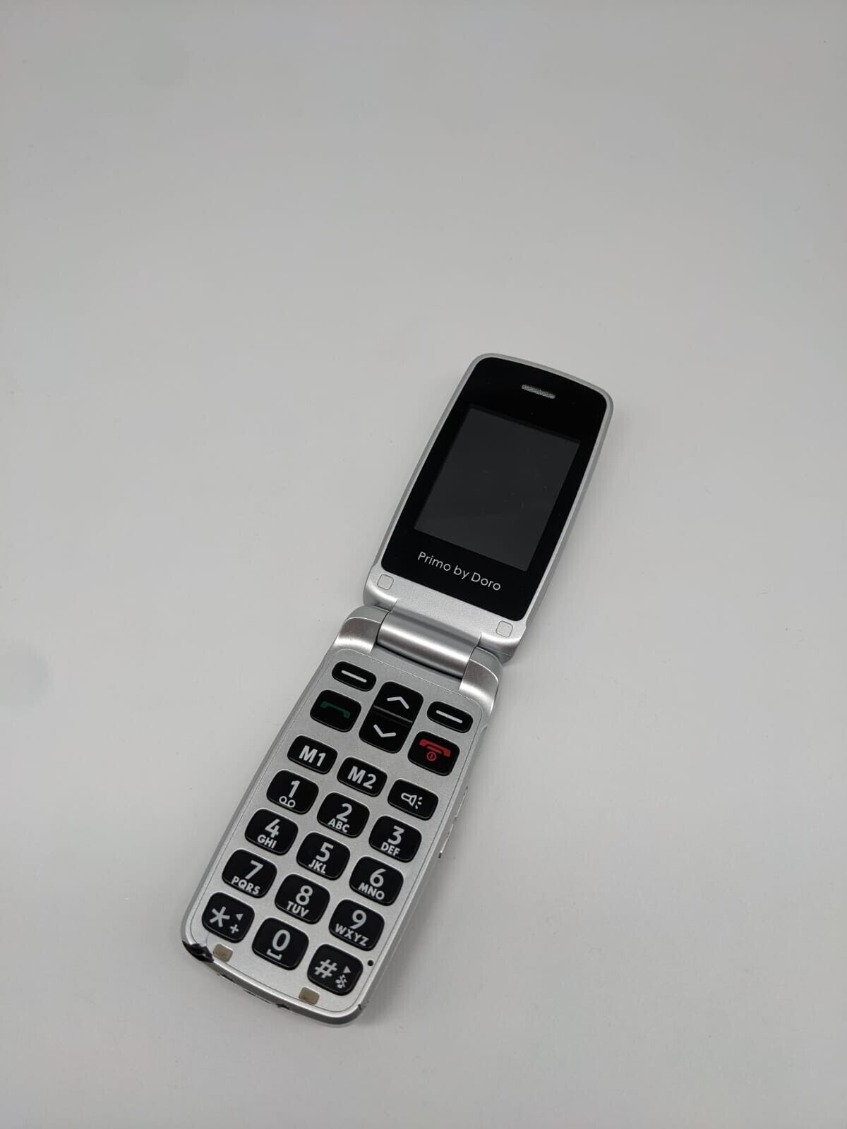Primo by Doro 405 Seniorenhandy Silber | OHNE AKKU | OHNE SIMLOCK