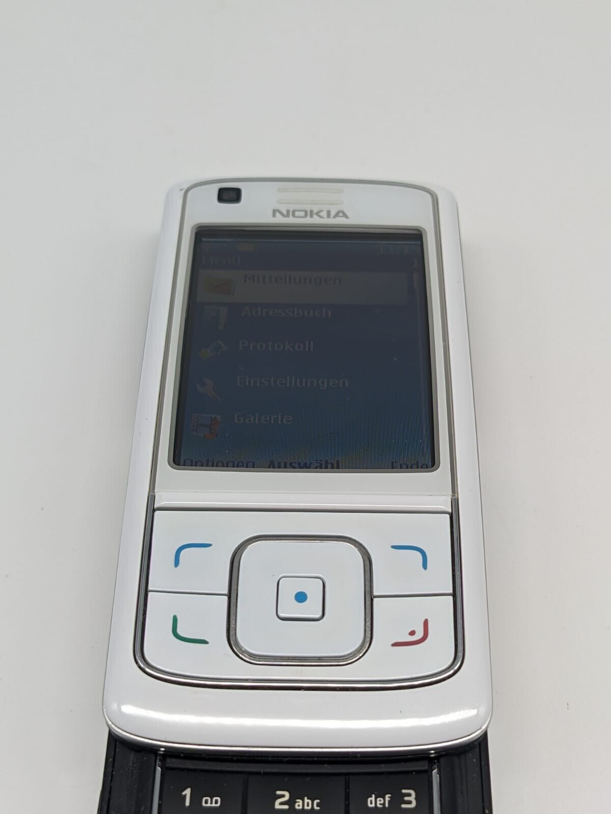 Nokia 6288 Schwarz RM-78 Weiß Handy | OHNE SIMLOCK | VOLL FUNKTIONSFÄHIG