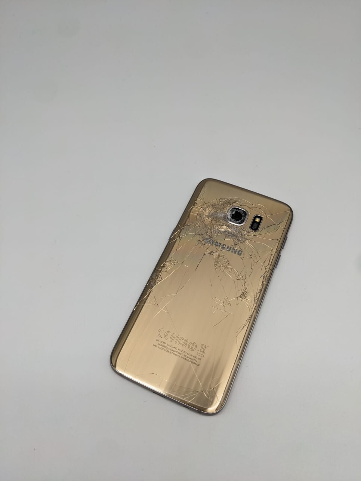 Samsung Galaxy S7 Edge SM-G935F Gold | DISPLAYDEFEKT | UNGETESTET
