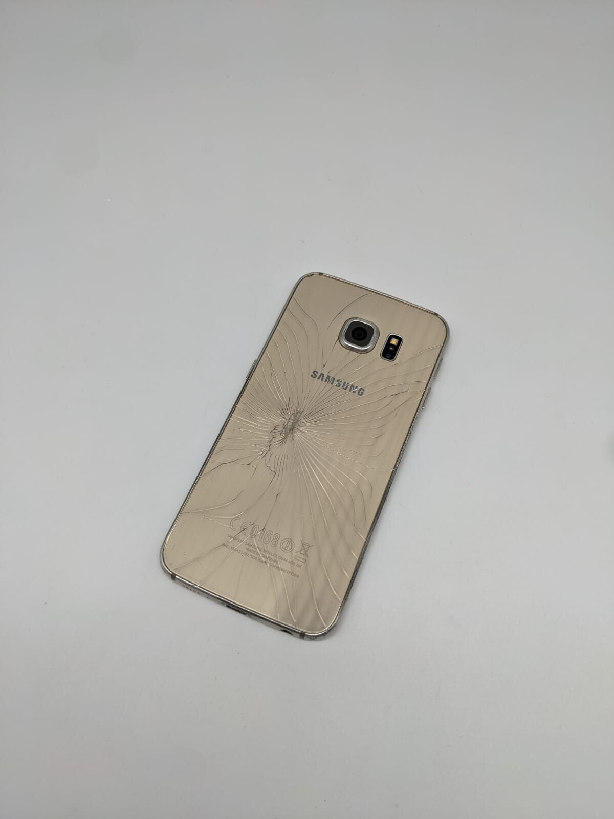 Samsung Galaxy S6 Edge Gold SM-G925F | LADEANSCHLUSS DEFEKT | UNGETESTET