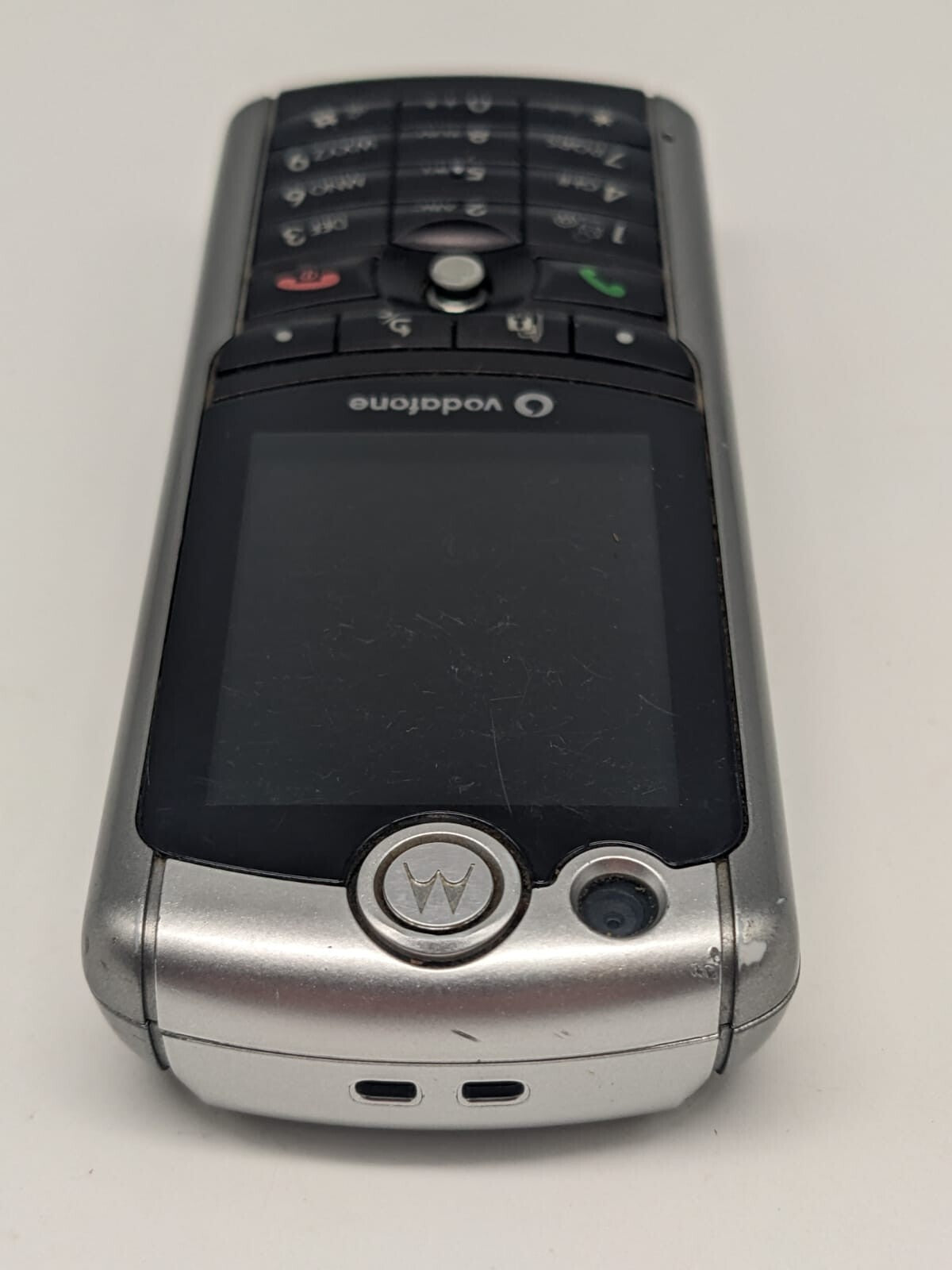 Motorola E770v Silber Braun Handy Retro | OHNE AKKU | OHNE SIMLOCK