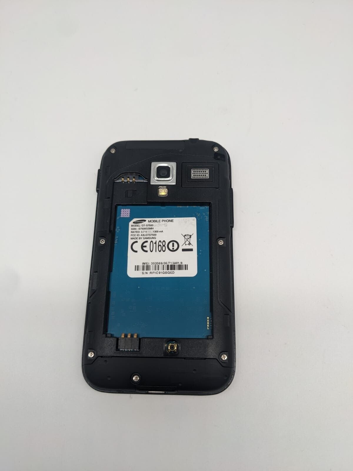 Samsung Galaxy ACE Plus GT-S7500 Schwarz  Smartphone | OHNE AKKU | FUNKTIONIERT