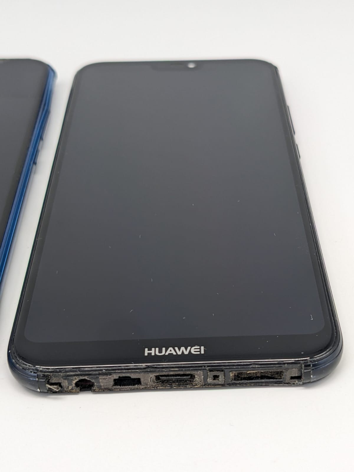 2x Huawei P20 Lite Schwarz Blau Teilespender Ersatzteile | LÄDT/STARTET NICHT
