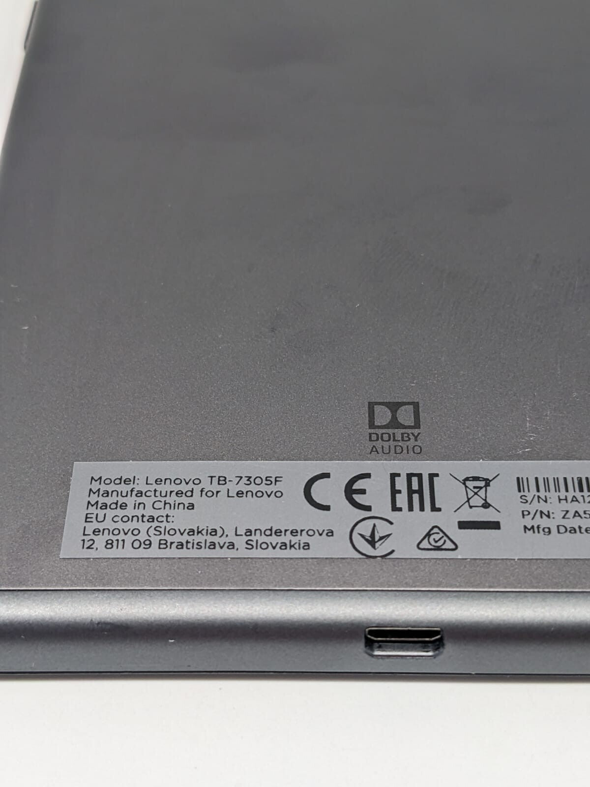 Lenovo Tab M7 TB-7305F Grau Tablet | TOP DISPLAY