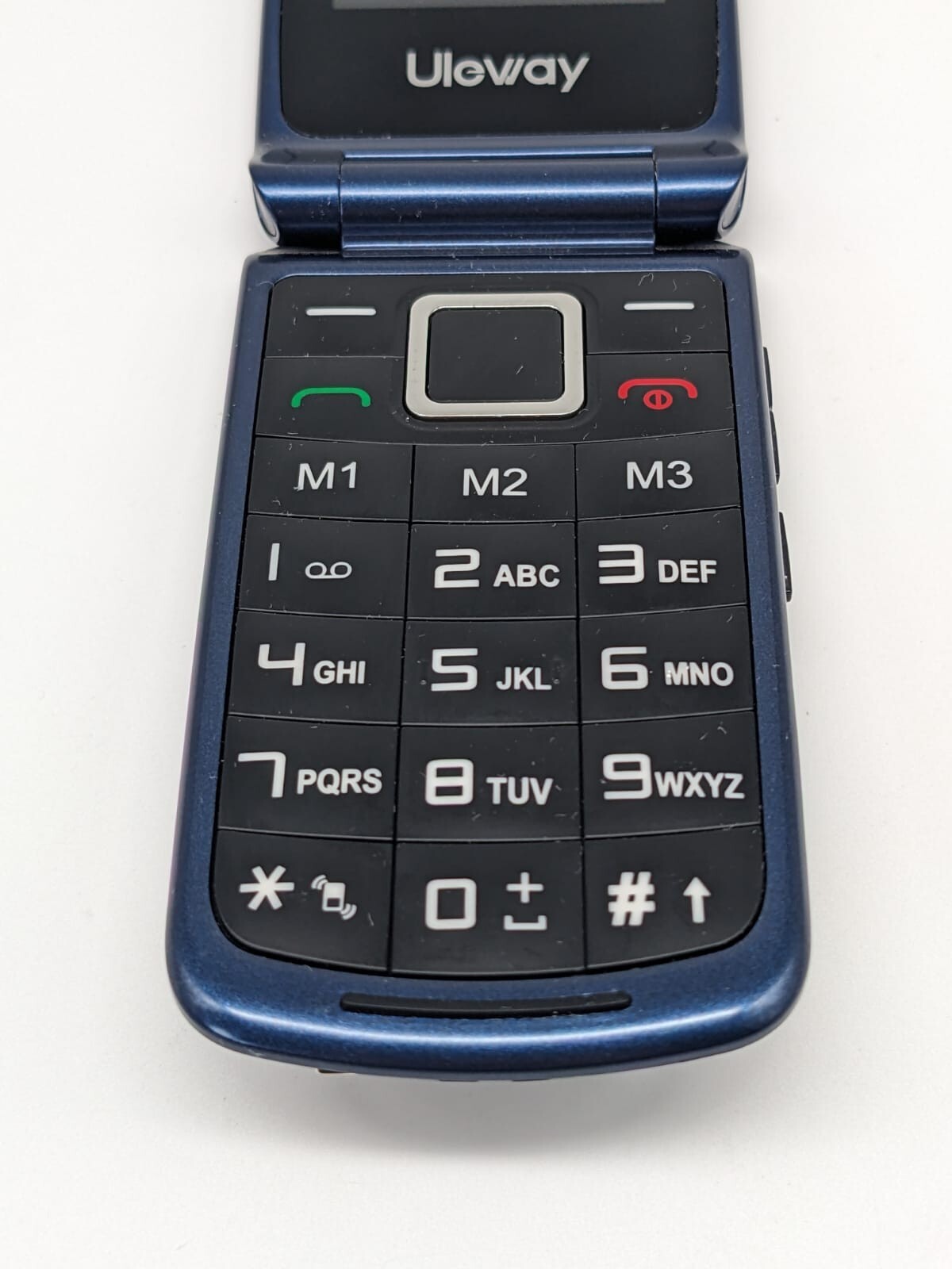 Uleway G380D Seniorenhandy Blau Klapphandy | OHNE AKKU | OHNE SIMLOCK