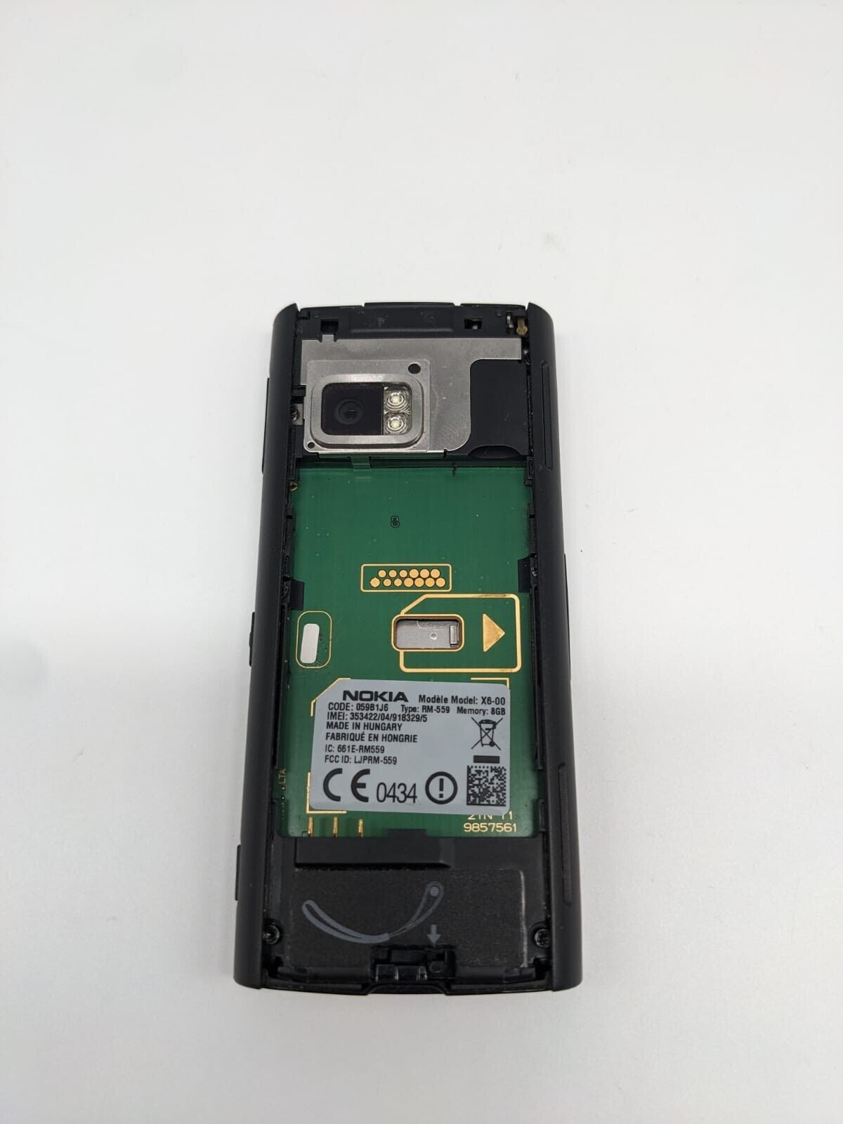 Nokia X6-00 RM-559 Schwarz Smartphone | OHNE AKKU | OHNE SIMLOCK