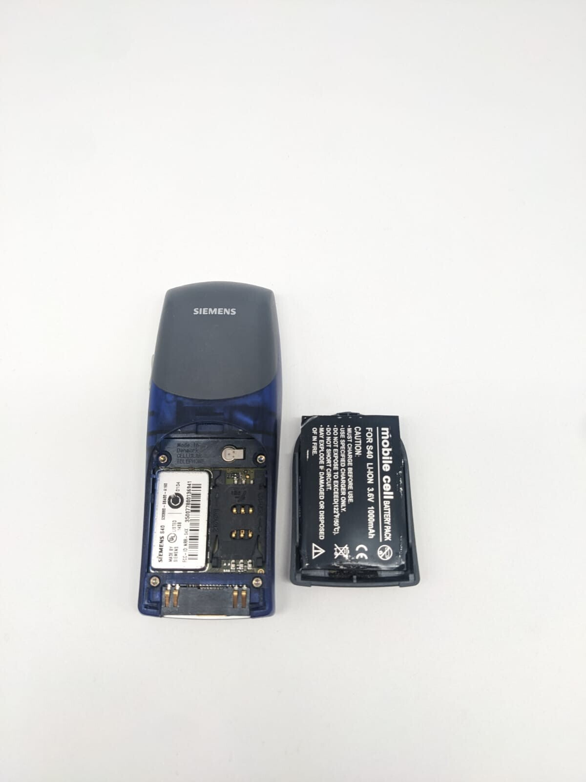 Siemens S40 Handy Silber Retro Vintage | UNGETESTET