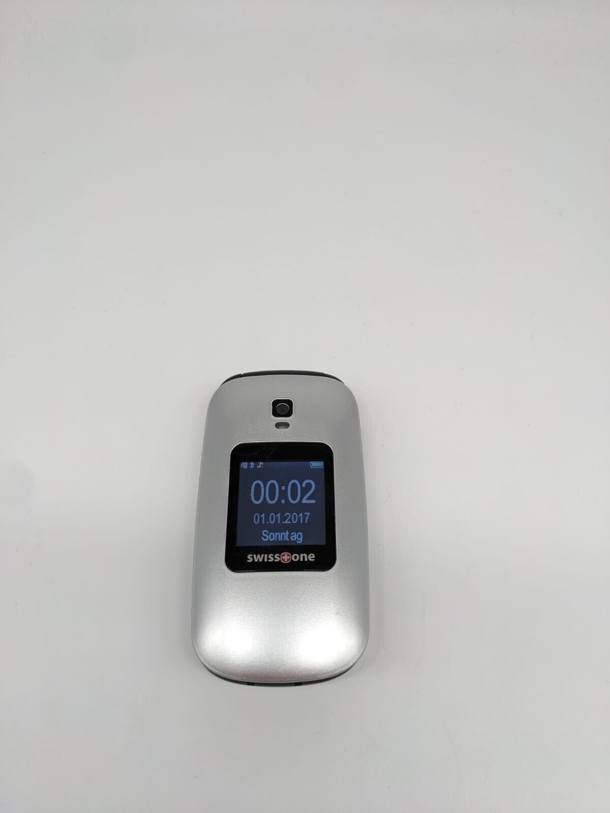 SWISSTONE BBM 625 Seniorenhandy, Silber Klapphandy | OHNE SIMLOCK | OHNE AKKU