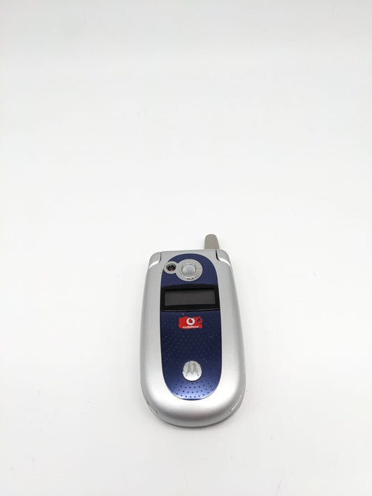 Motorola  V525 Silber Blau Vodafone Vintage Retro UNGETESTET 