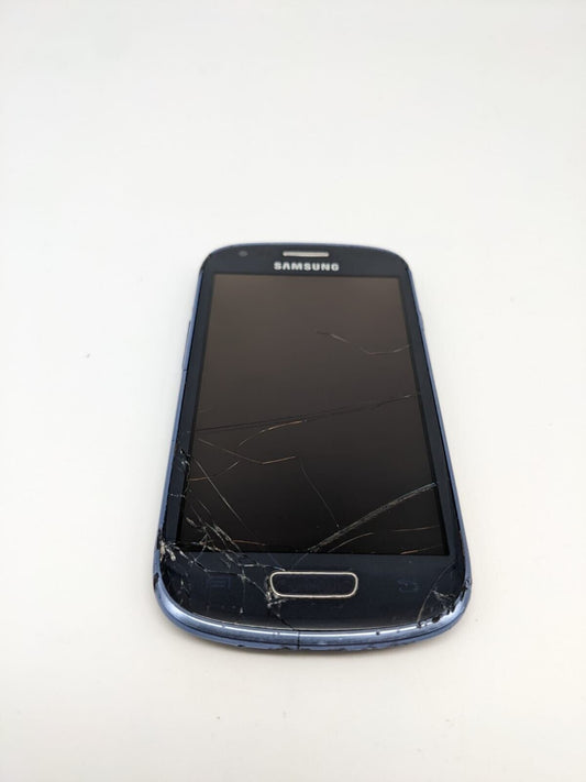 Samsung Galaxy S III 3 mini Blau ohne Akku DISPLAY DEFEKT 