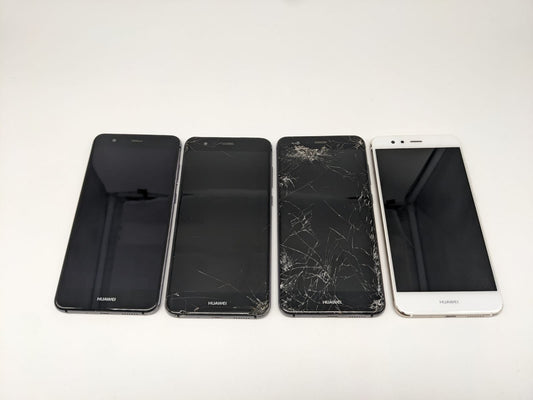 4x Huawei P10 Lite WAS-LX1A Teilespender Ersatzteile | LÄDT/STARTET NICHT