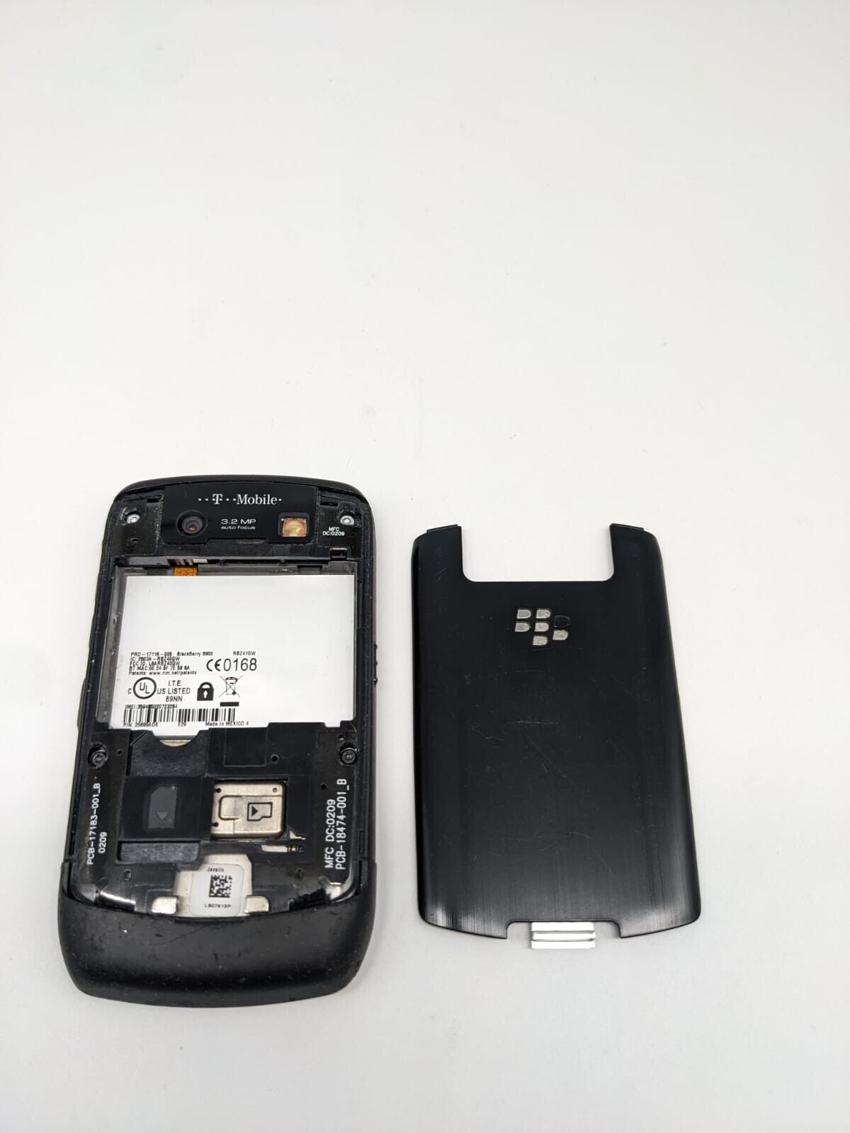 BlackBerry  Curve 8900 Schwarz | OHNE AKKU | UNGETESTET #X6