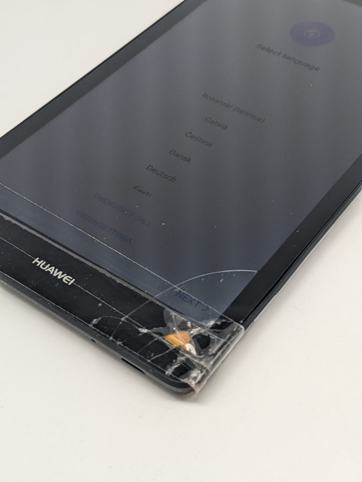 Huawei MediaPad T3 7 Schwarz 8 GB Tablet | VOLL FUNKTIONSFÄHIG | DISPLAYRISS