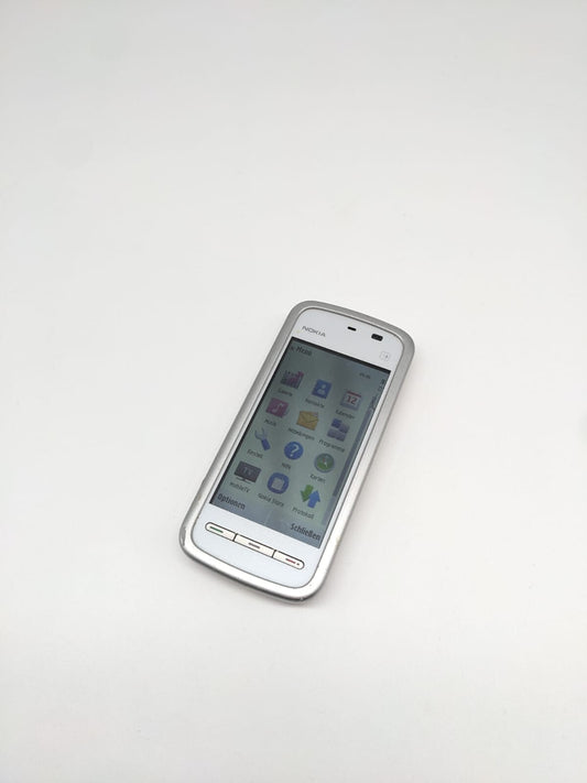 Nokia 5230 Weiß Rosa Handy Touch Smartphone | OHNE SIMLOCK