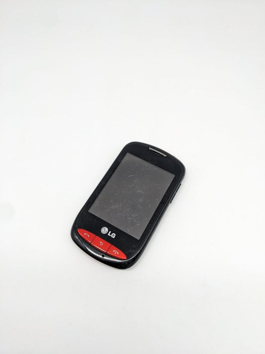 LG T310 Handy Schwarz Rot Selten Sammler | OHNE AKKU | OHNE SIMLOCK
