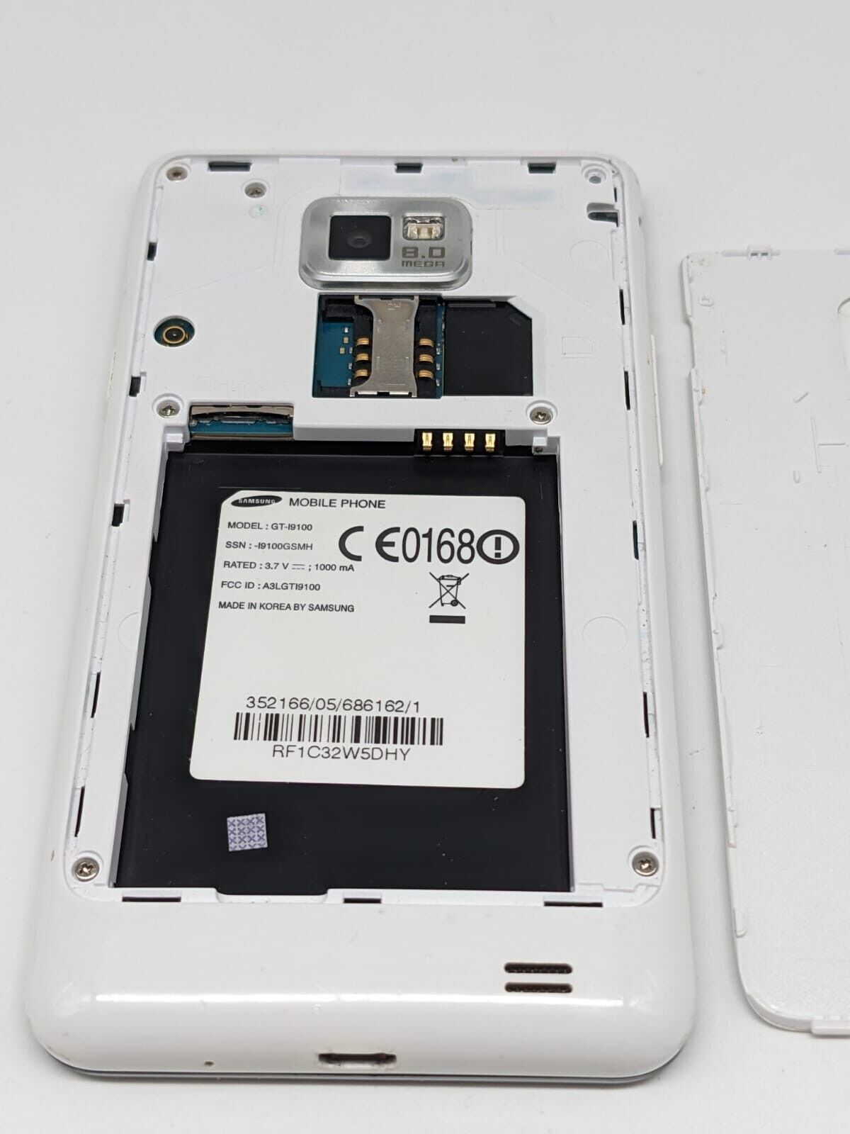 Samsung Galaxy S2 Weiß Smartphone Android | OHNE AKKU | OHNE SIMLOCK