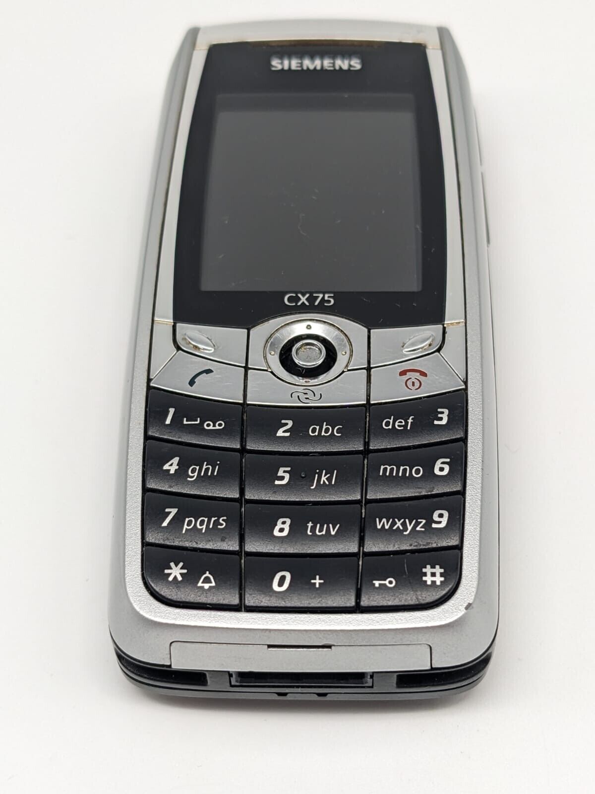 Siemens CX75 Silber Schwarz Handy | OHNE AKKU | OHNE SIMLOCK