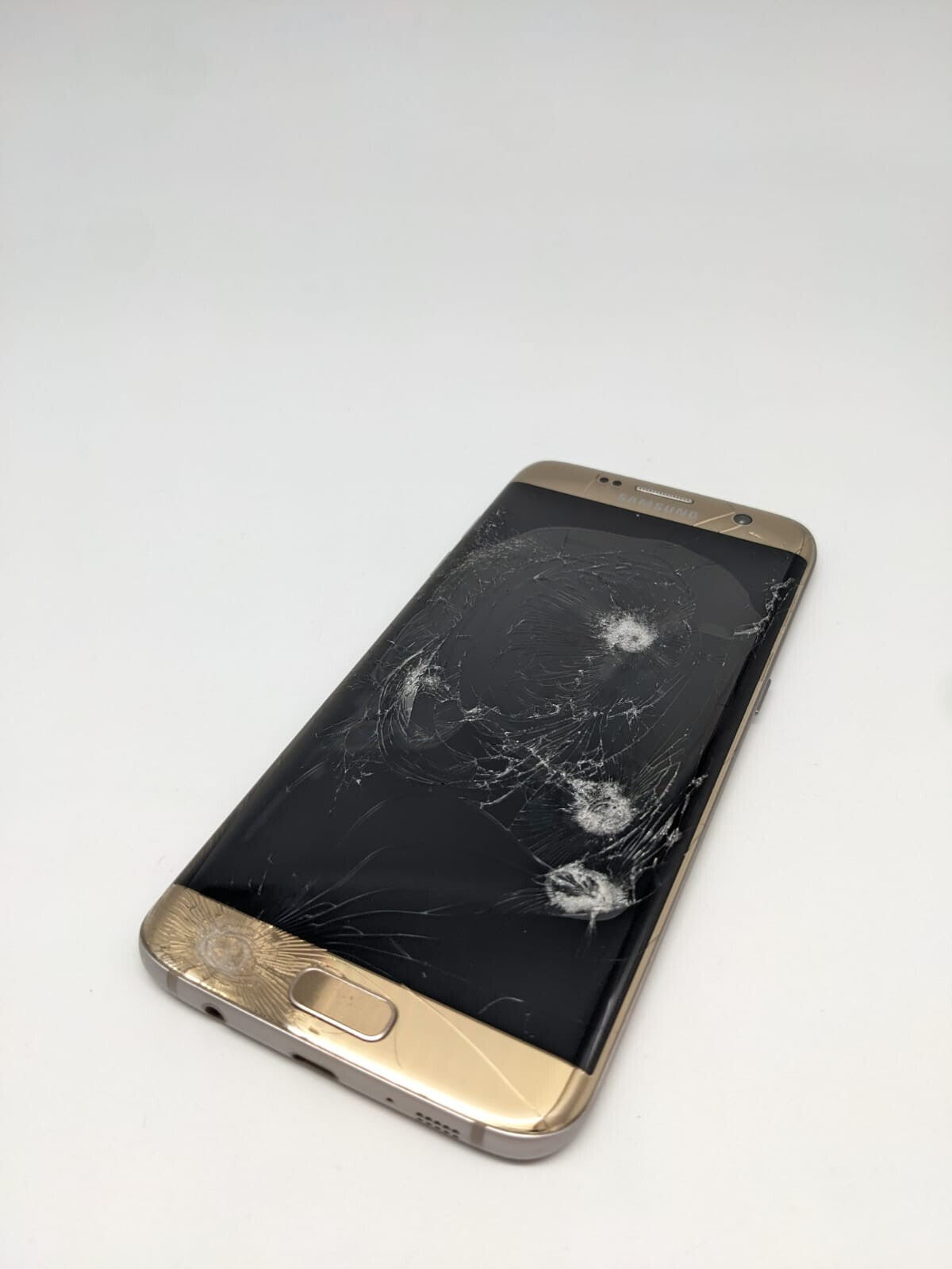 Samsung Galaxy S7 Edge SM-G935F Gold | DISPLAYDEFEKT | UNGETESTET