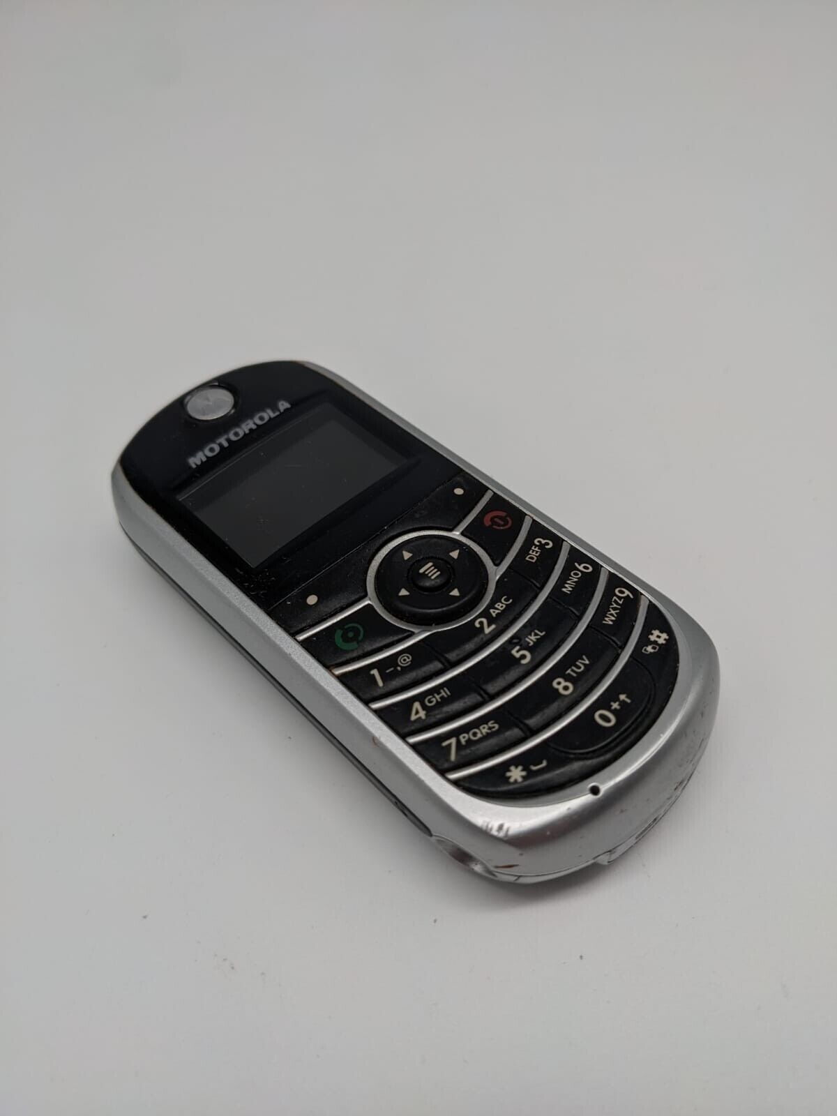 Motorola C139 Schwarz Silber UNGETESTET 
