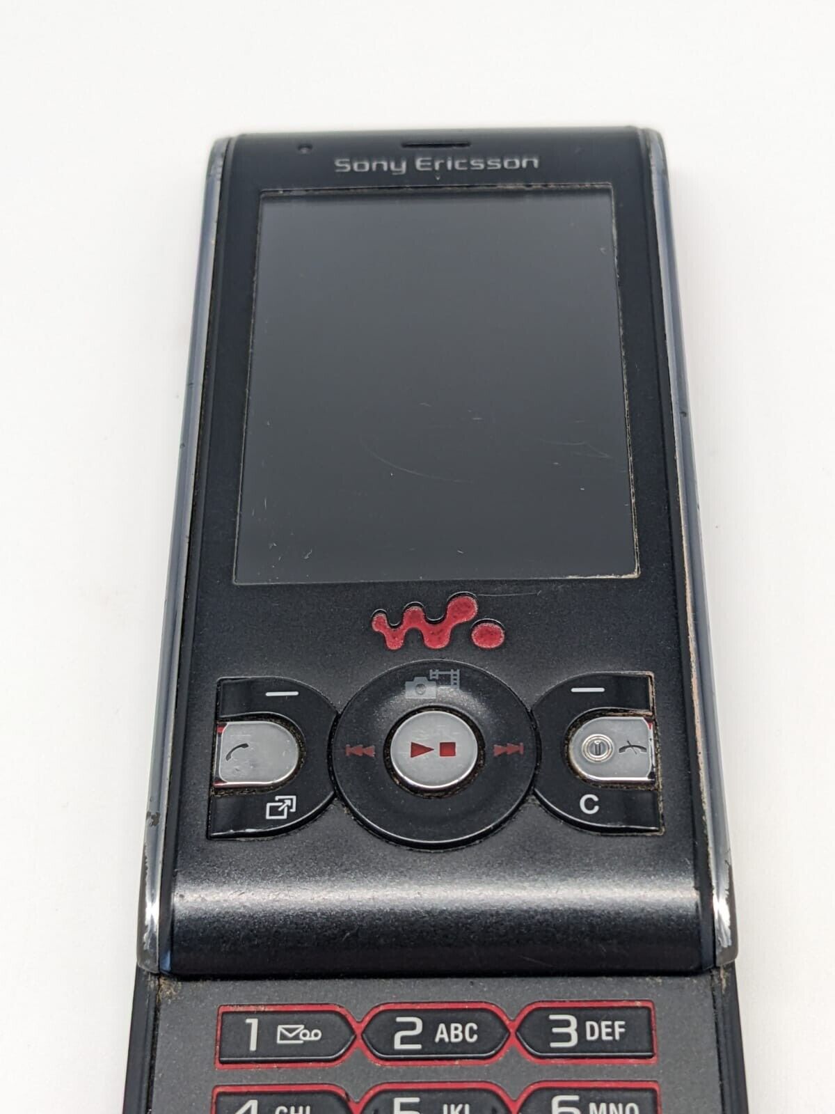 Sony Ericsson W595 Schwarz Slidehandy | OHNE AKKU | VOLL FUNKTIONSFÄHIG